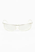 GUCCI TOM FORD CLEAR SUSPENDED WRAPAROUND SUNGLASSES