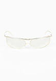 GUCCI TOM FORD CLEAR SUSPENDED WRAPAROUND SUNGLASSES