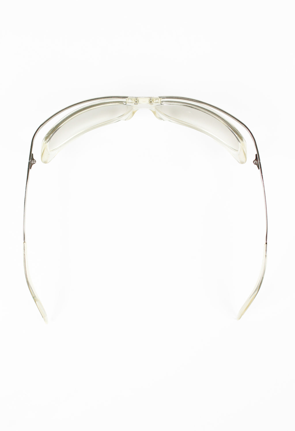 GUCCI TOM FORD CLEAR SUSPENDED WRAPAROUND SUNGLASSES