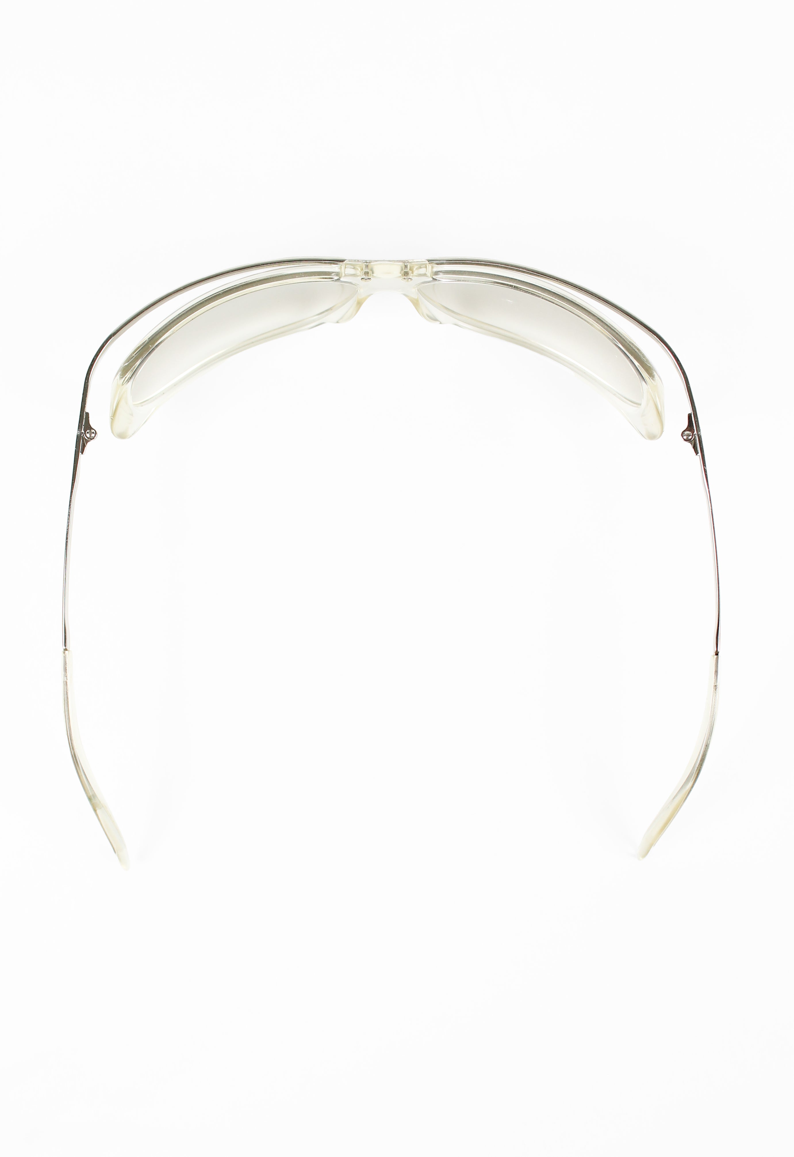 GUCCI TOM FORD CLEAR SUSPENDED WRAPAROUND SUNGLASSES