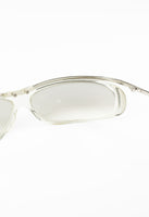 GUCCI TOM FORD CLEAR SUSPENDED WRAPAROUND SUNGLASSES