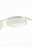 GUCCI TOM FORD CLEAR SUSPENDED WRAPAROUND SUNGLASSES