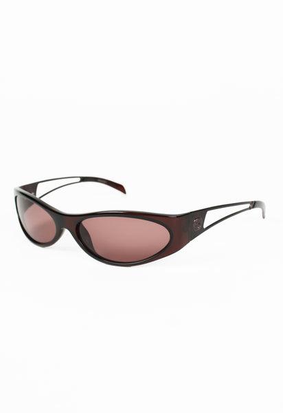 GUCCI TOM FORD CURVED BURGUNDY SUNGLASSES