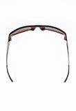GUCCI TOM FORD CURVED BURGUNDY SUNGLASSES