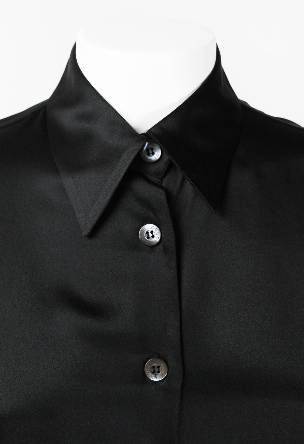 GUCCI TOM FORD FW 1995 BLACK SILK SHIRT