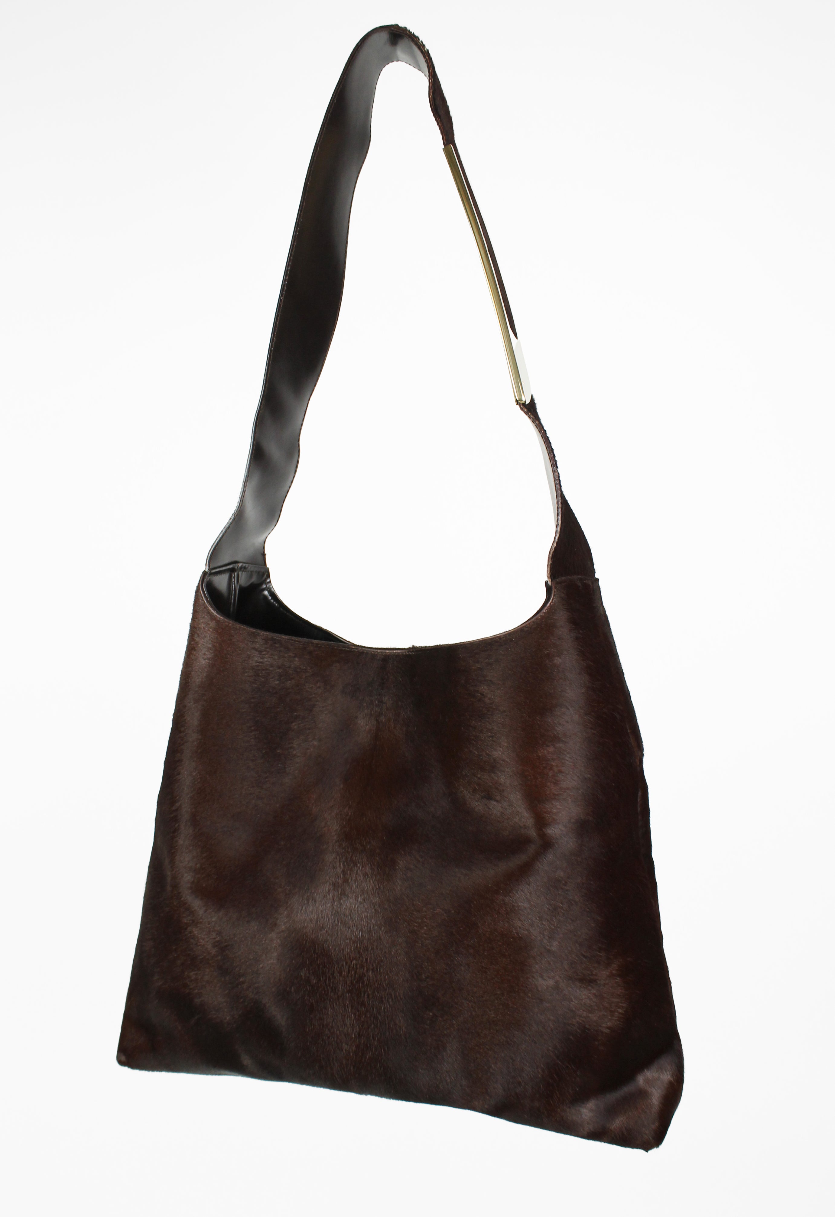 GUCCI TOM FORD FW 1996 XL CALF HAIR SHOULDER BAG