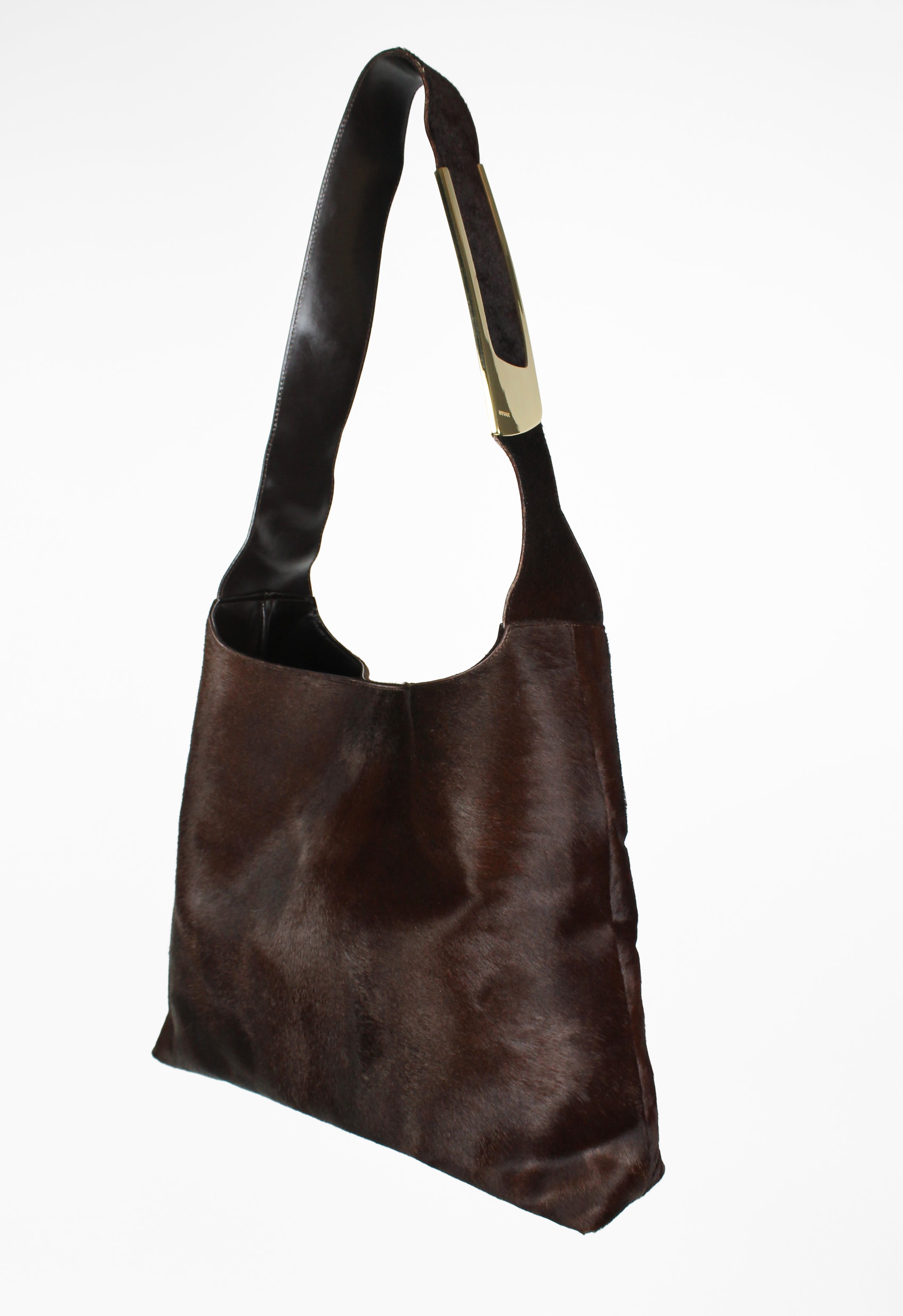 GUCCI TOM FORD FW 1996 XL CALF HAIR SHOULDER BAG