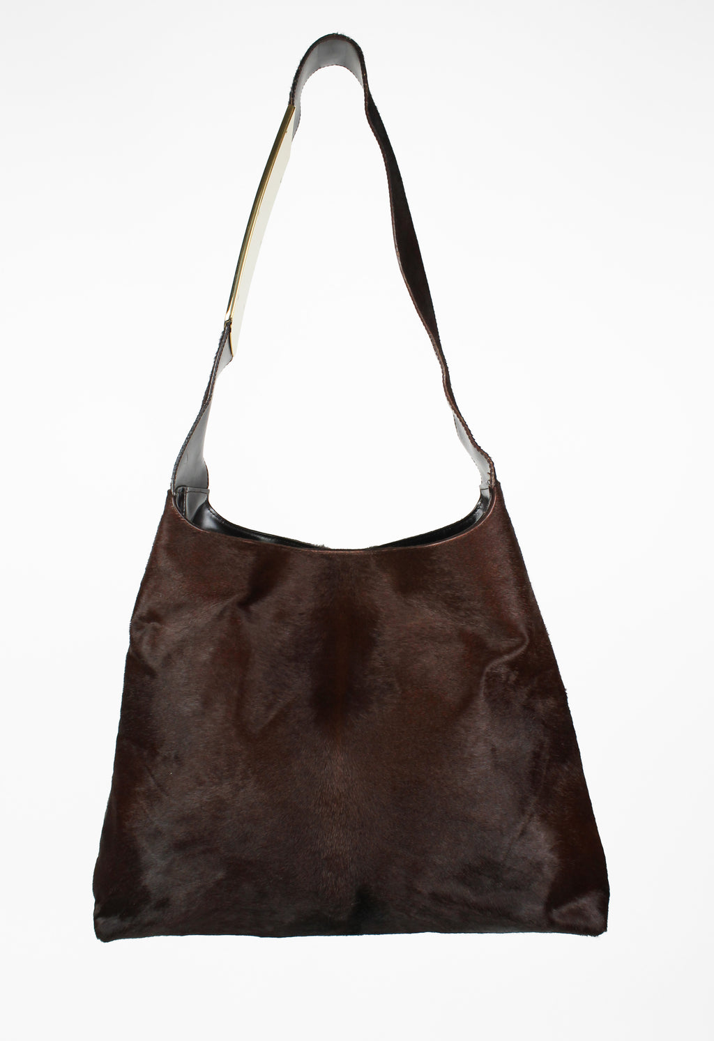 GUCCI TOM FORD FW 1996 XL CALF HAIR SHOULDER BAG