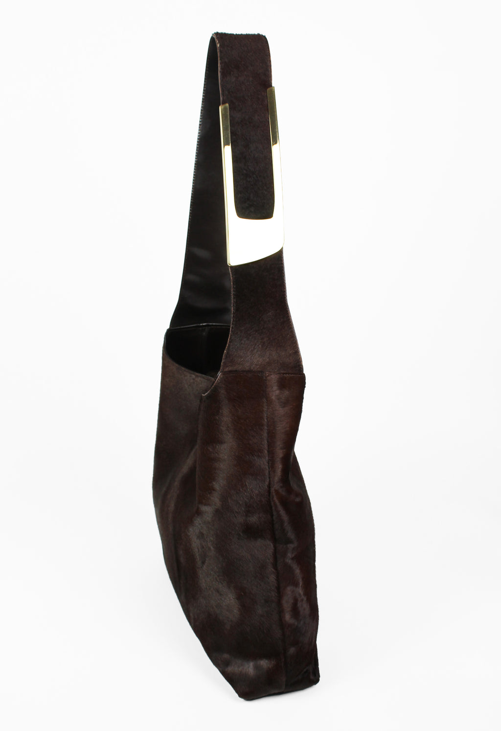 GUCCI TOM FORD FW 1996 XL CALF HAIR SHOULDER BAG
