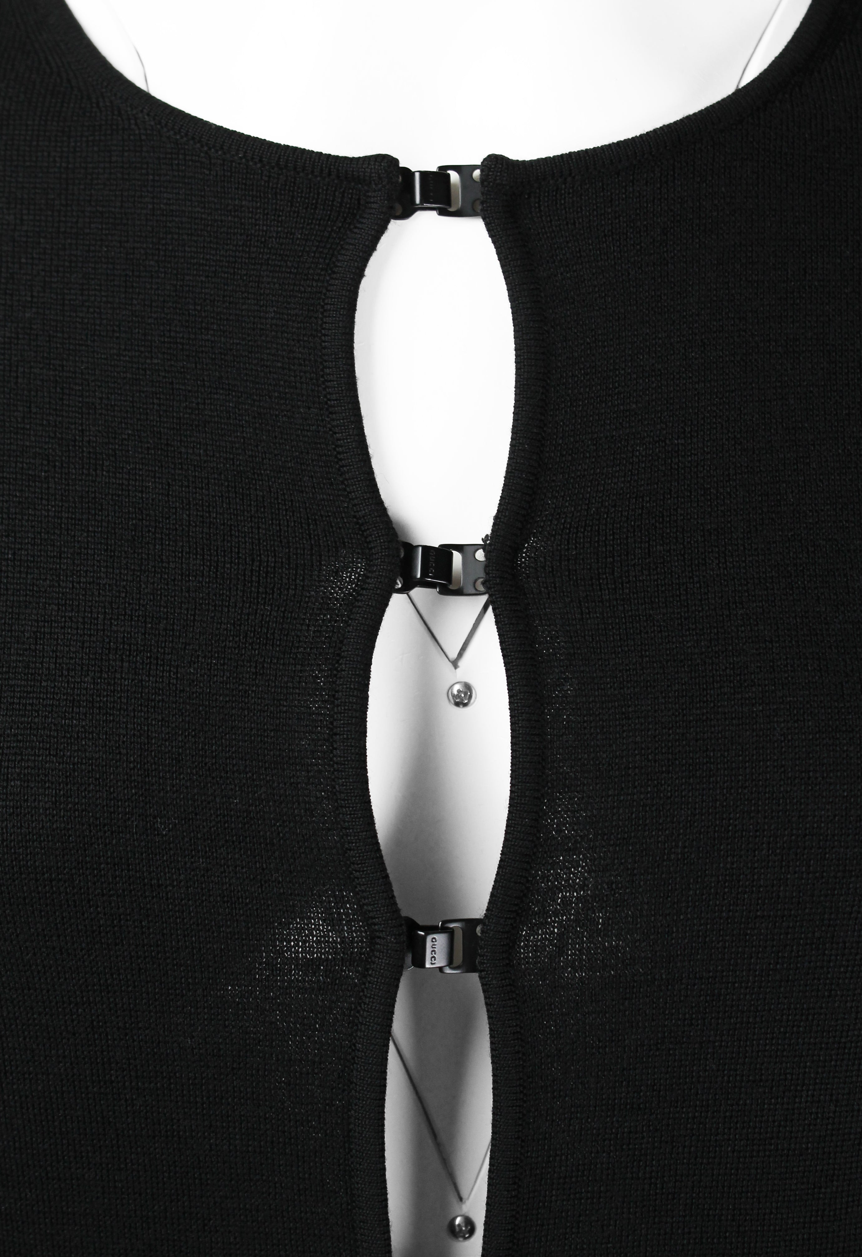 GUCCI TOM FORD FW 1999 CLASP CARDIGAN