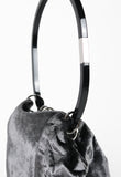 GUCCI TOM FORD FW 1999 SILVER VELVET RING BAG