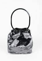 GUCCI TOM FORD FW 1999 SILVER VELVET RING BAG