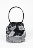 GUCCI TOM FORD FW 1999 SILVER VELVET RING BAG