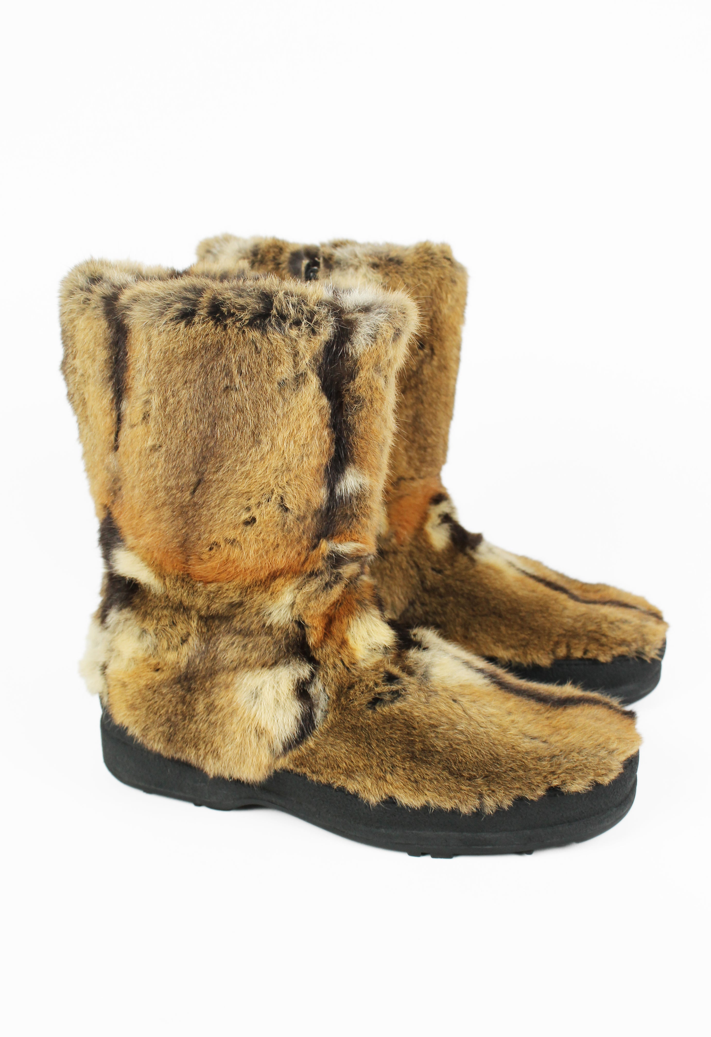 GUCCI TOM FORD FW 2000 FUR BOOTS