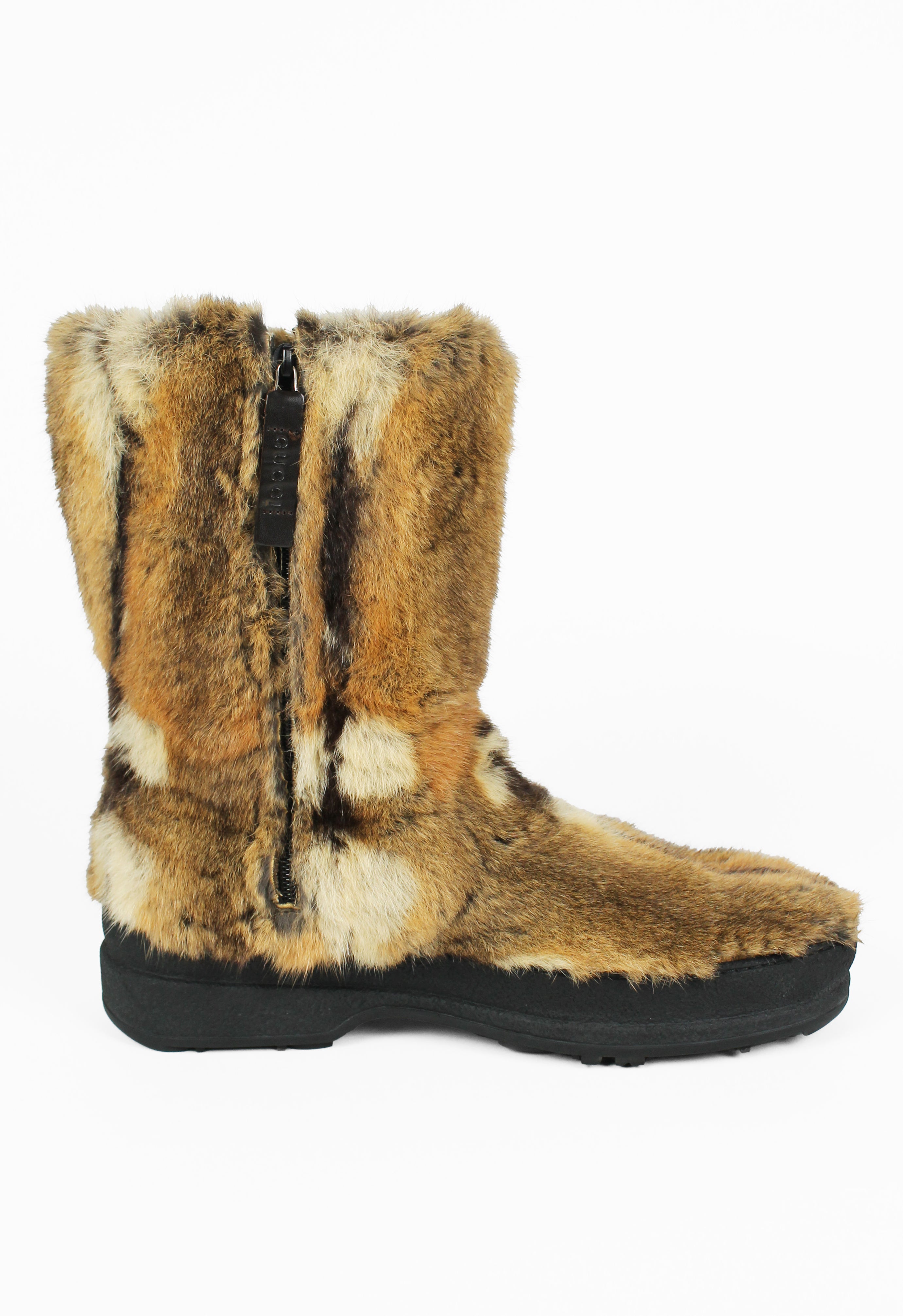 GUCCI TOM FORD FW 2000 FUR BOOTS