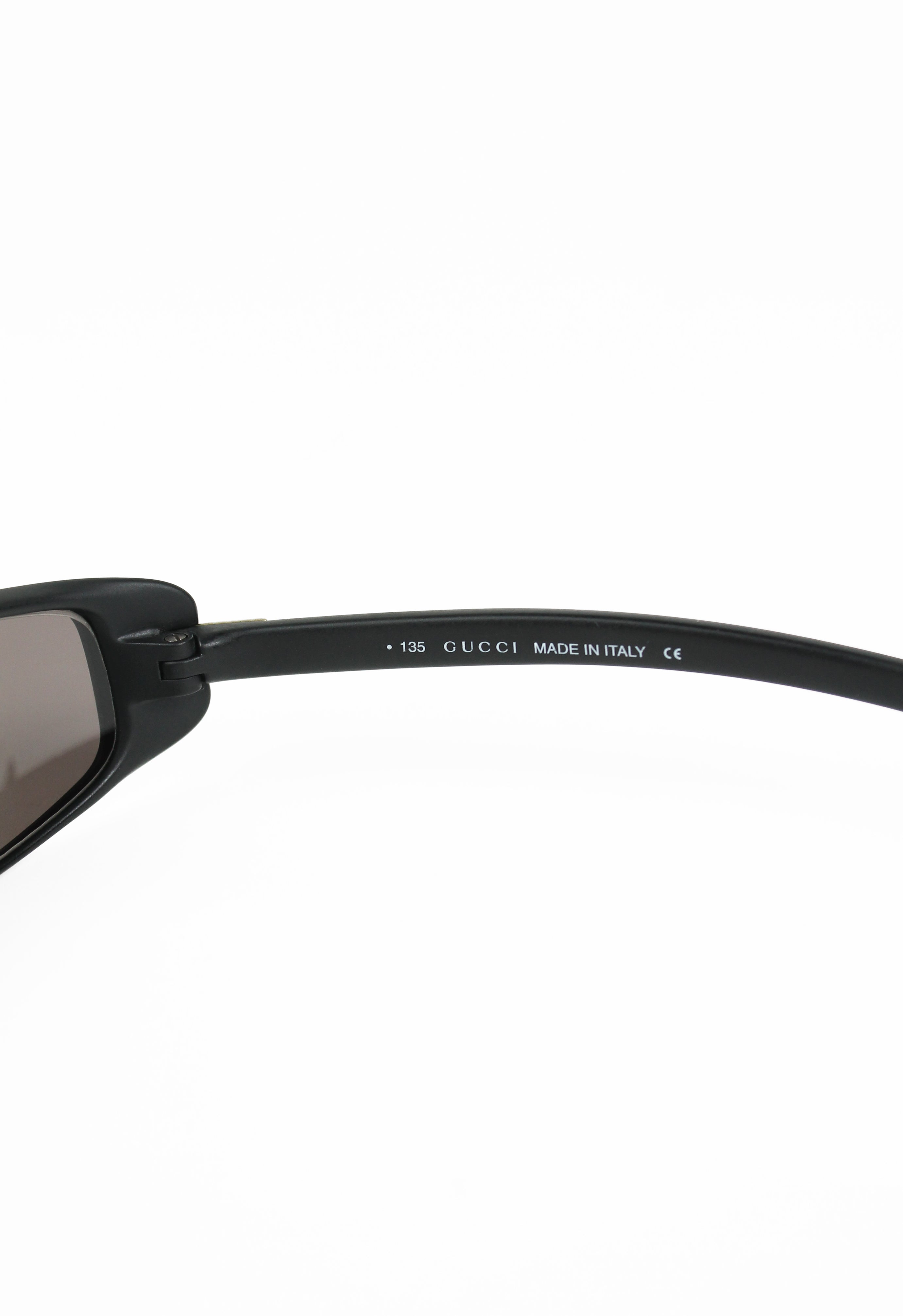 GUCCI TOM FORD FW 2000 SLIM BLACK SUNGLASSES
