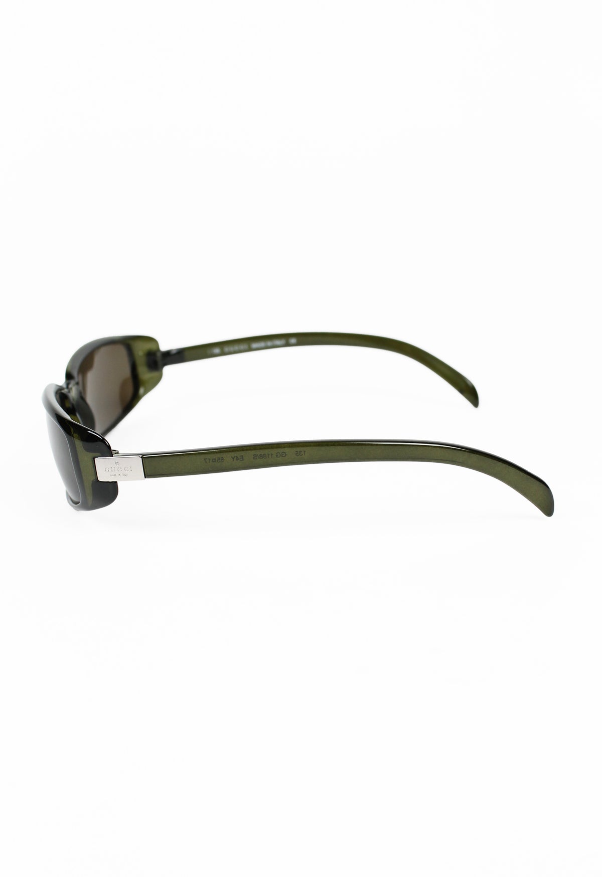 GUCCI TOM FORD FW 2000 SLIM GREEN SUNGLASSES