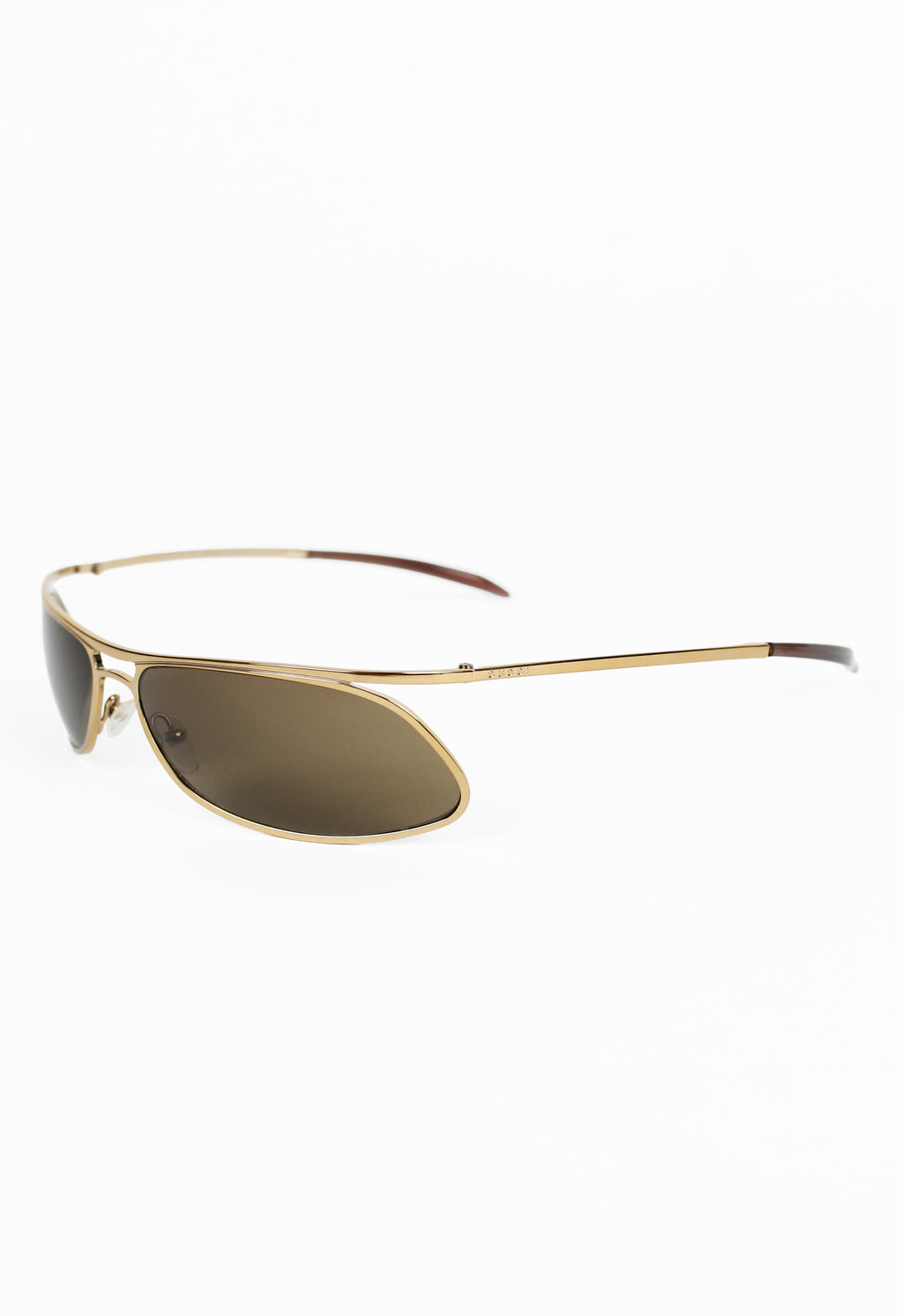 GUCCI TOM FORD FW 2001 ANGULAR SUSPENDED GOLD SUNGLASSES