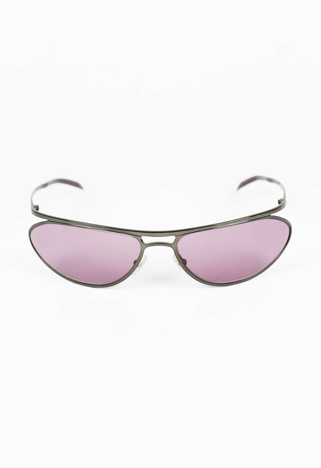 GUCCI TOM FORD FW 2001 CURVED SUSPENDED PURPLE SUNGLASSES