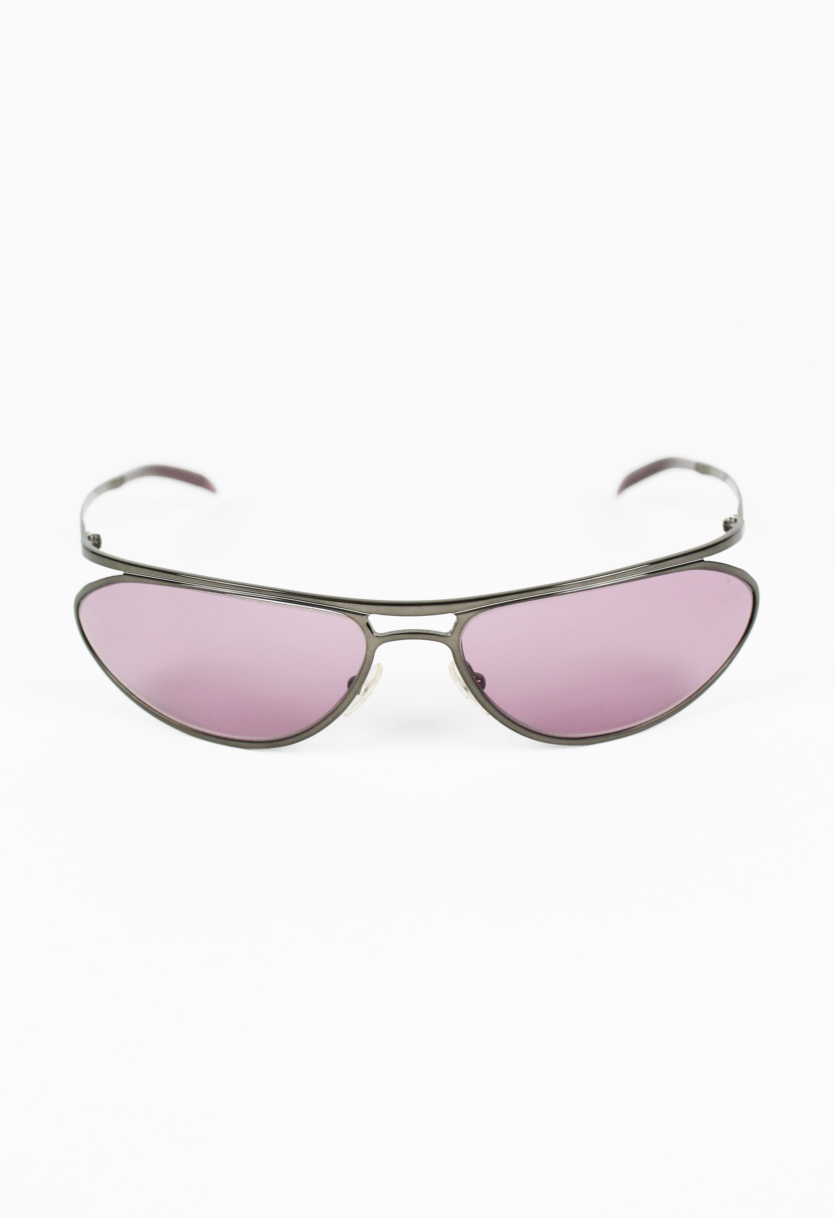 GUCCI TOM FORD FW 2001 CURVED SUSPENDED PURPLE SUNGLASSES