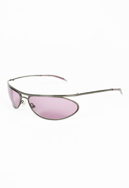 GUCCI TOM FORD FW 2001 CURVED SUSPENDED PURPLE SUNGLASSES