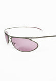 GUCCI TOM FORD FW 2001 CURVED SUSPENDED PURPLE SUNGLASSES