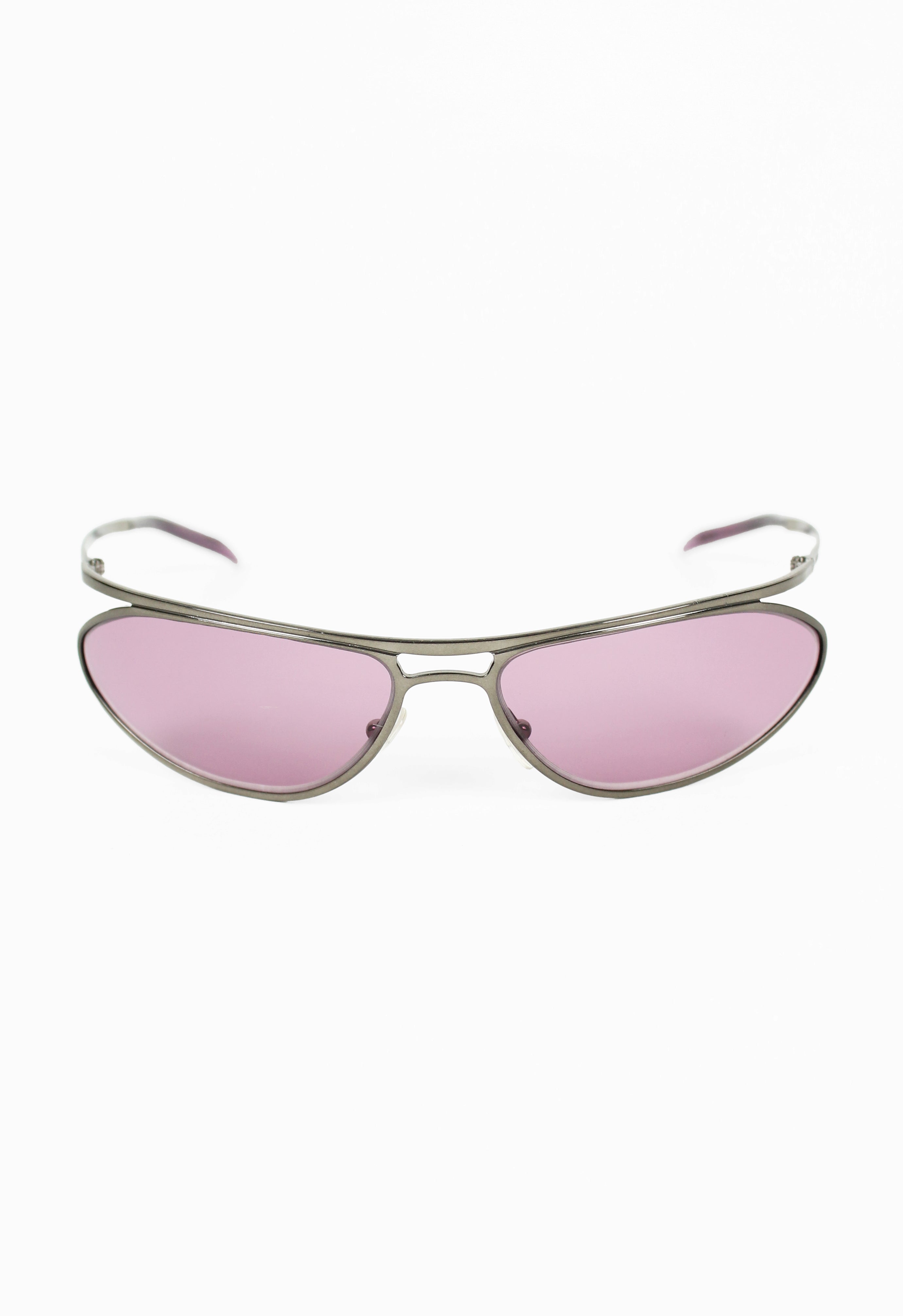 GUCCI TOM FORD FW 2001 CURVED SUSPENDED PURPLE SUNGLASSES