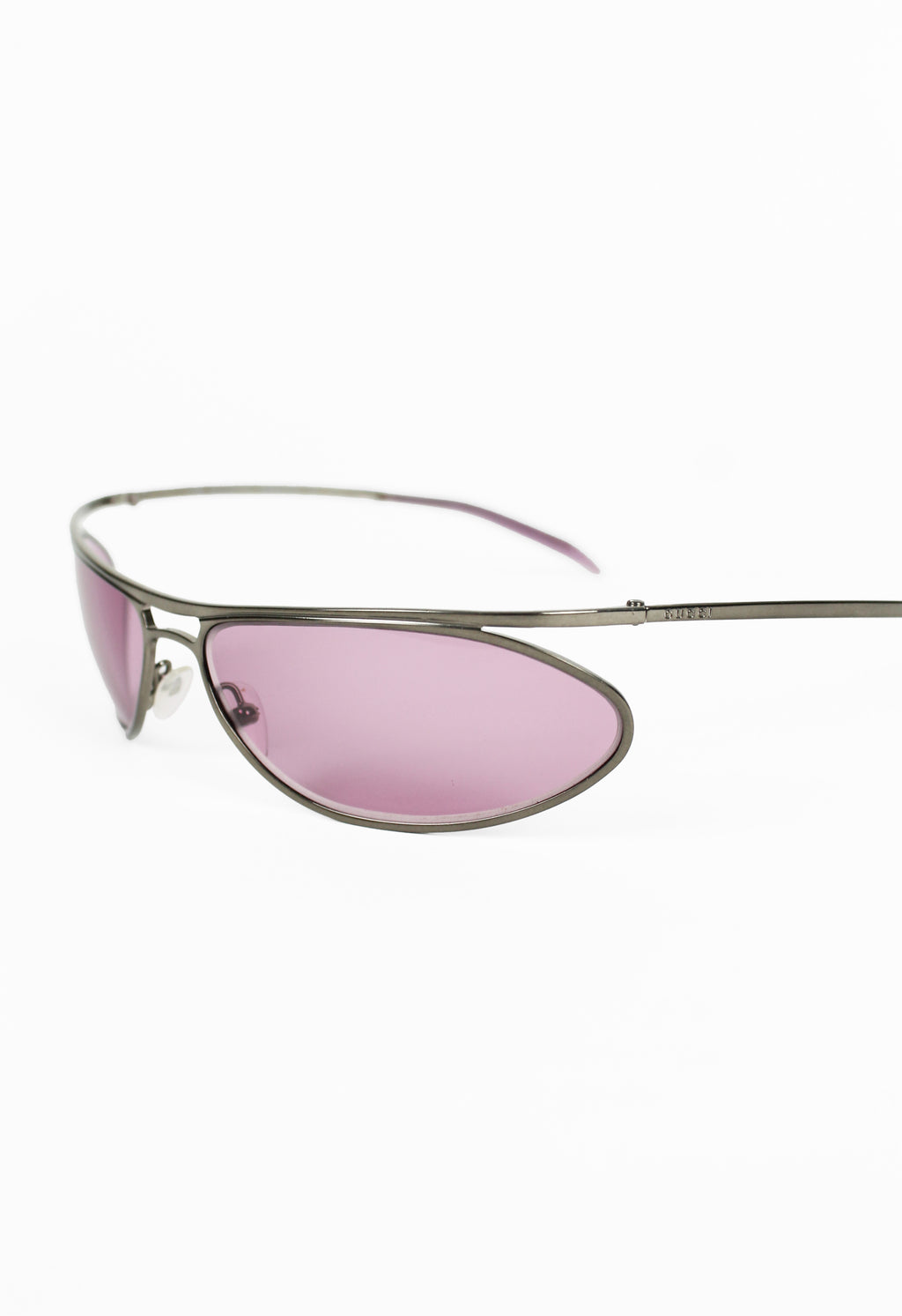 GUCCI TOM FORD FW 2001 CURVED SUSPENDED PURPLE SUNGLASSES