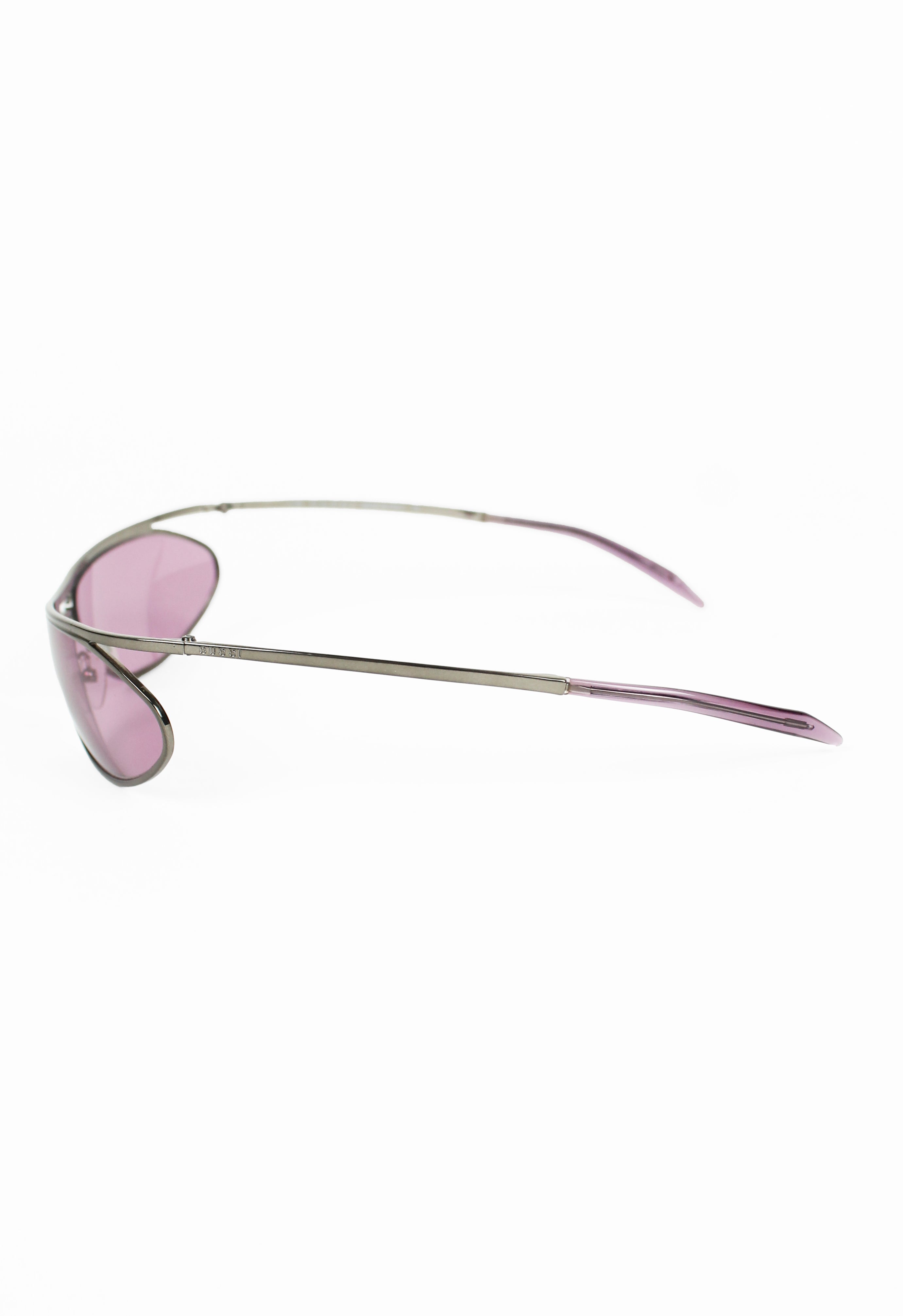 GUCCI TOM FORD FW 2001 CURVED SUSPENDED PURPLE SUNGLASSES
