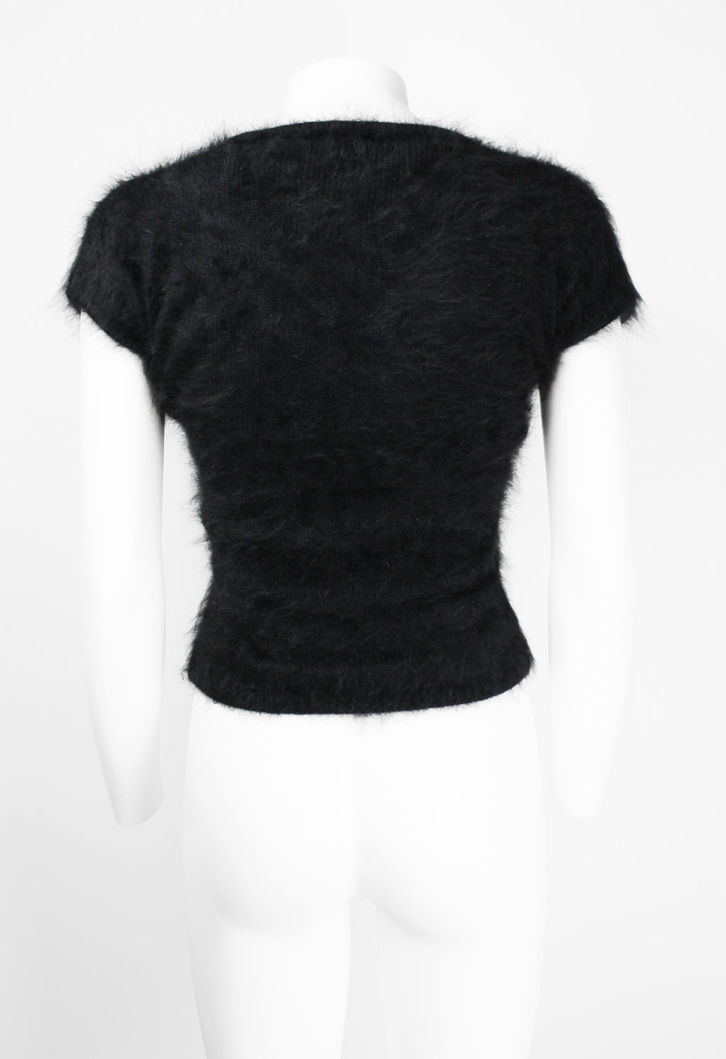 GUCCI TOM FORD FW 2001 FUZZY ANGORA KNIT TOP
