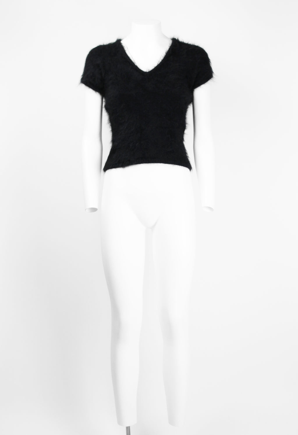 GUCCI TOM FORD FW 2001 FUZZY ANGORA KNIT TOP