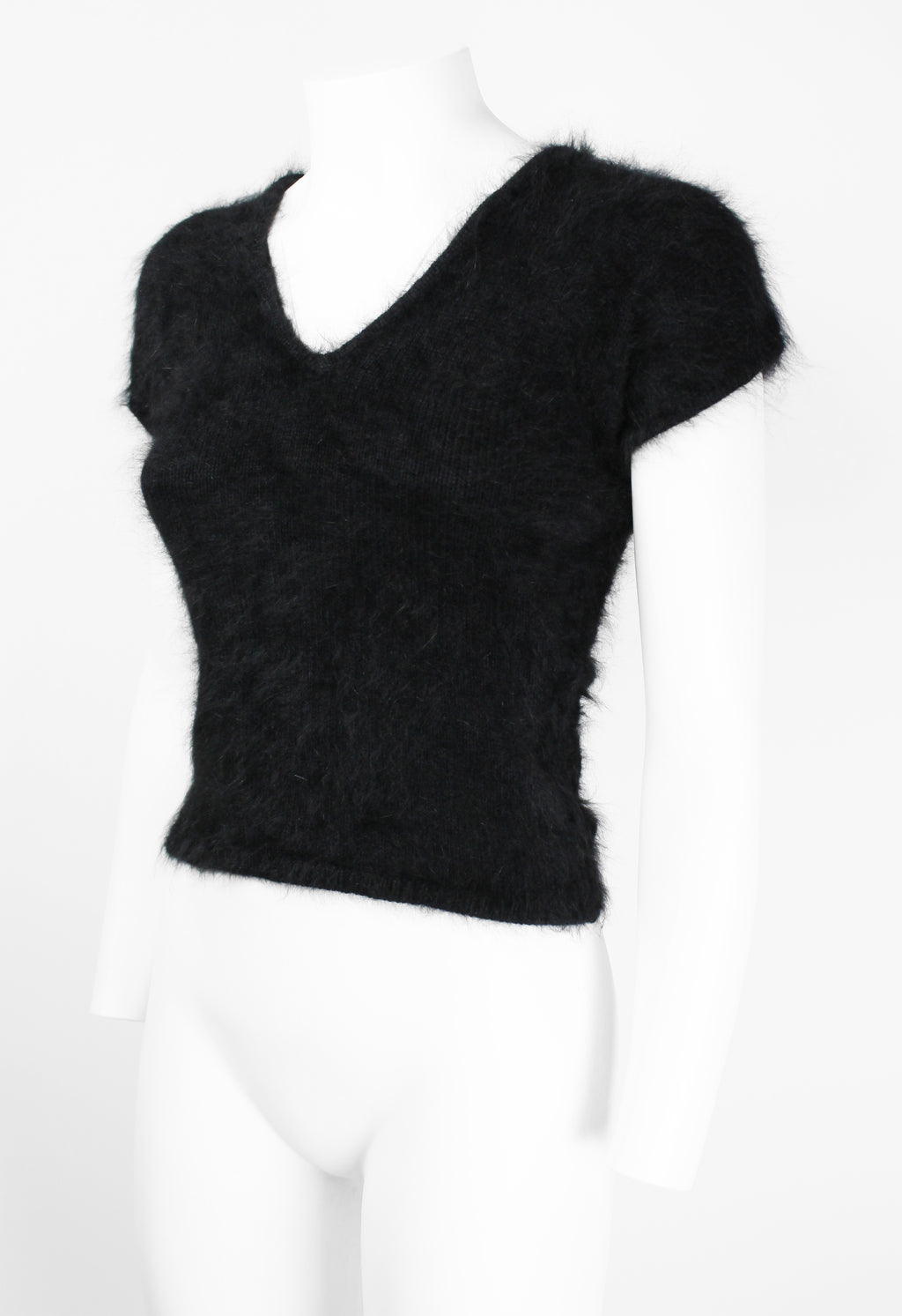 GUCCI TOM FORD FW 2001 FUZZY ANGORA KNIT TOP