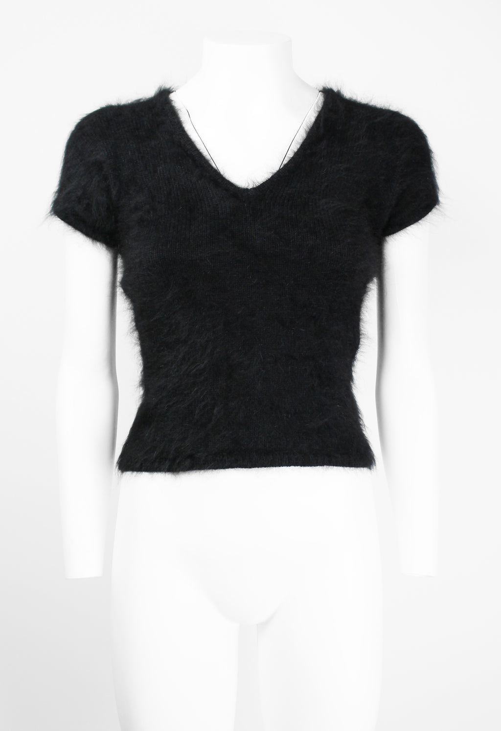 GUCCI TOM FORD FW 2001 FUZZY ANGORA KNIT TOP