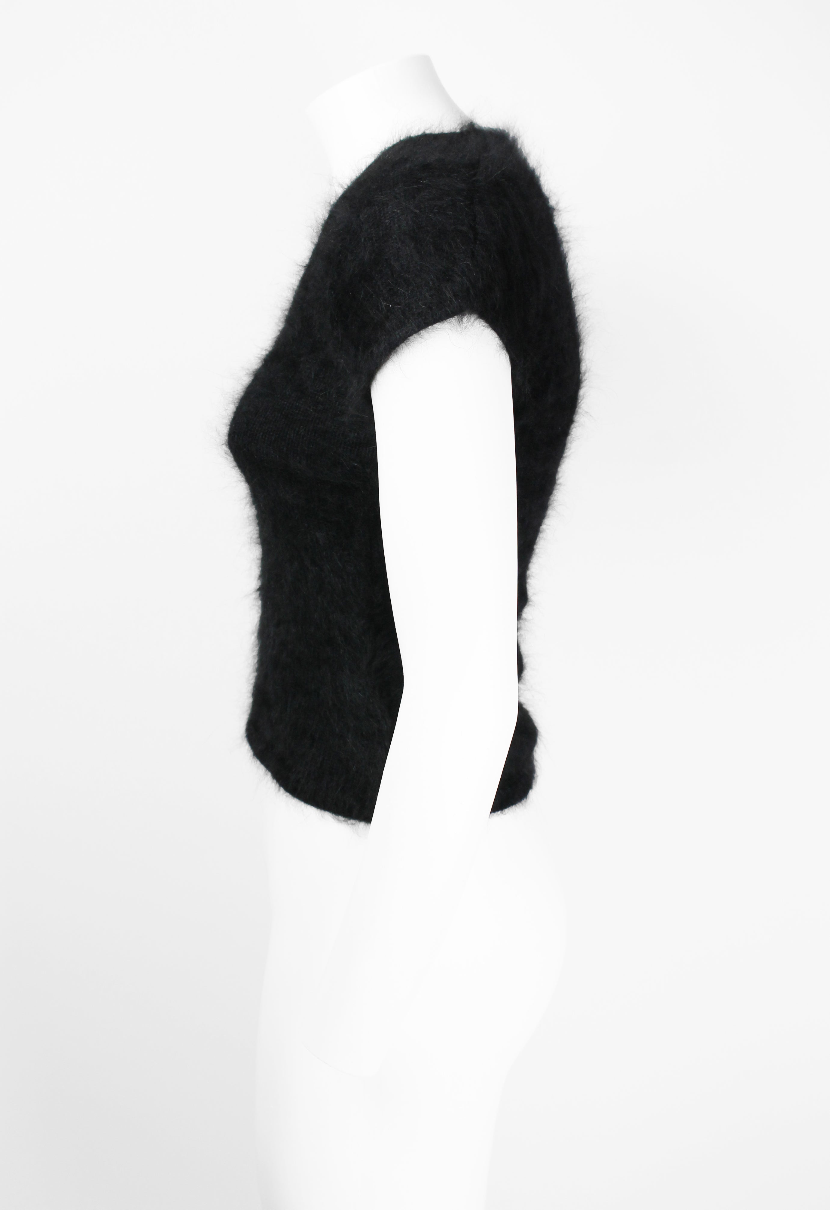 GUCCI TOM FORD FW 2001 FUZZY ANGORA KNIT TOP
