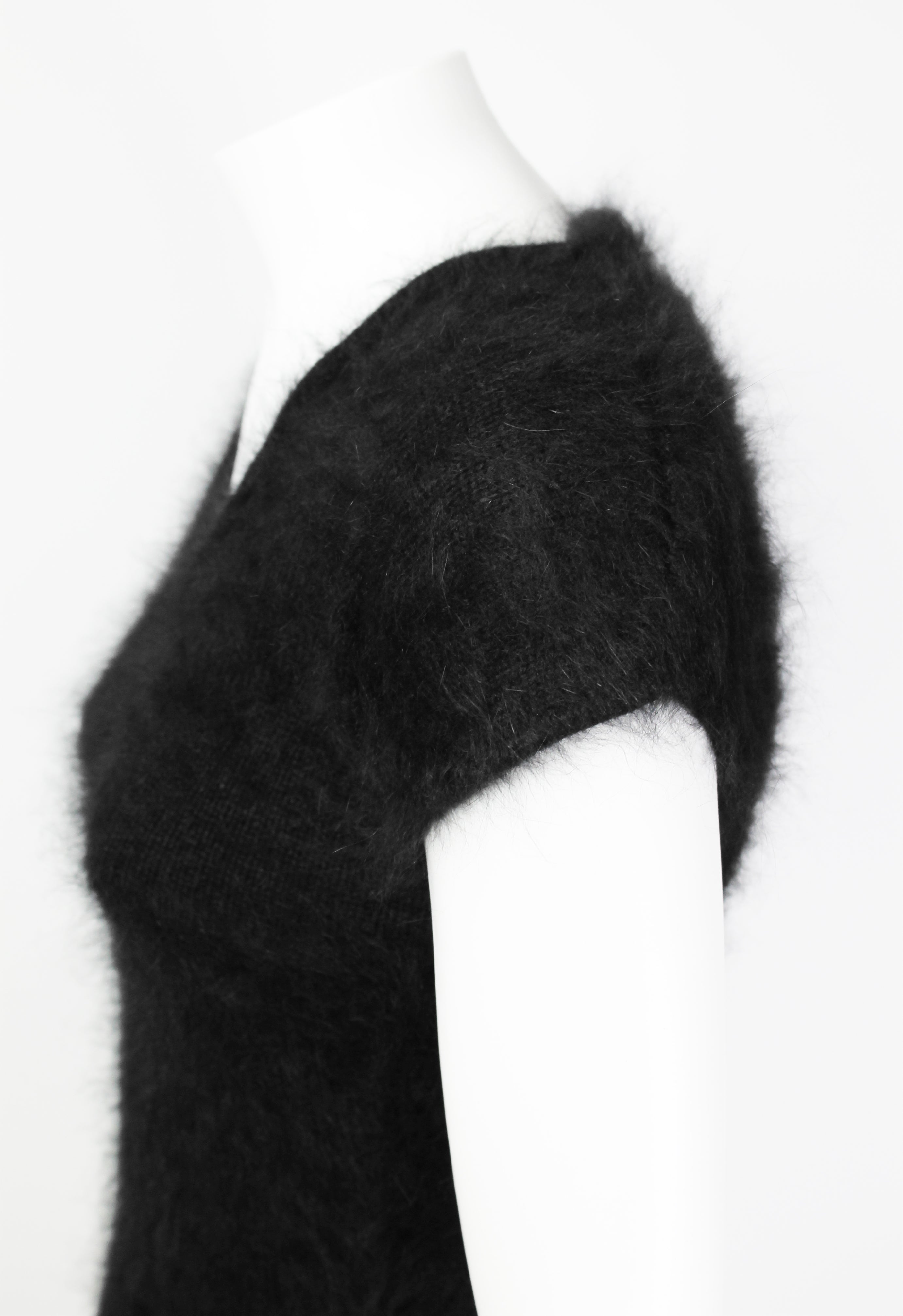 GUCCI TOM FORD FW 2001 FUZZY ANGORA KNIT TOP