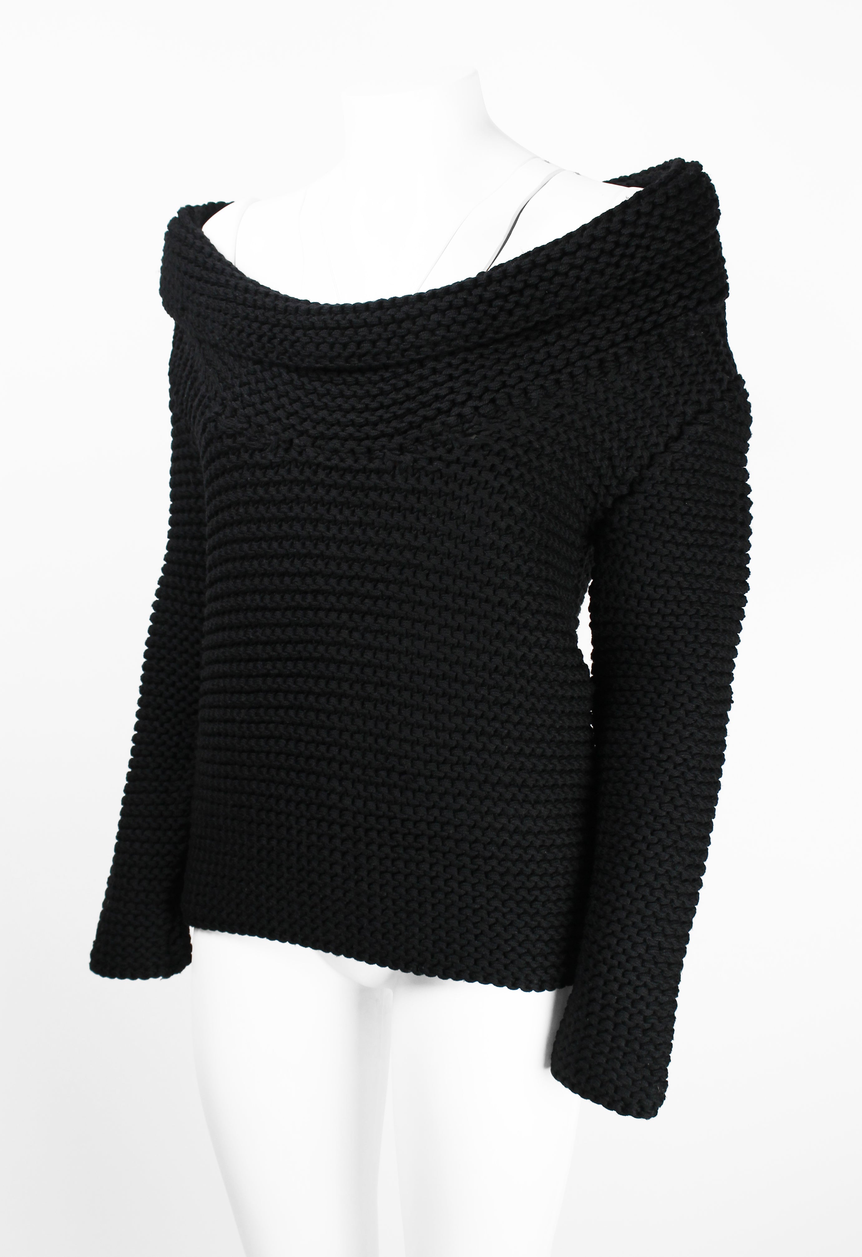 GUCCI TOM FORD FW 2001 HEAVY KNIT JUMPER