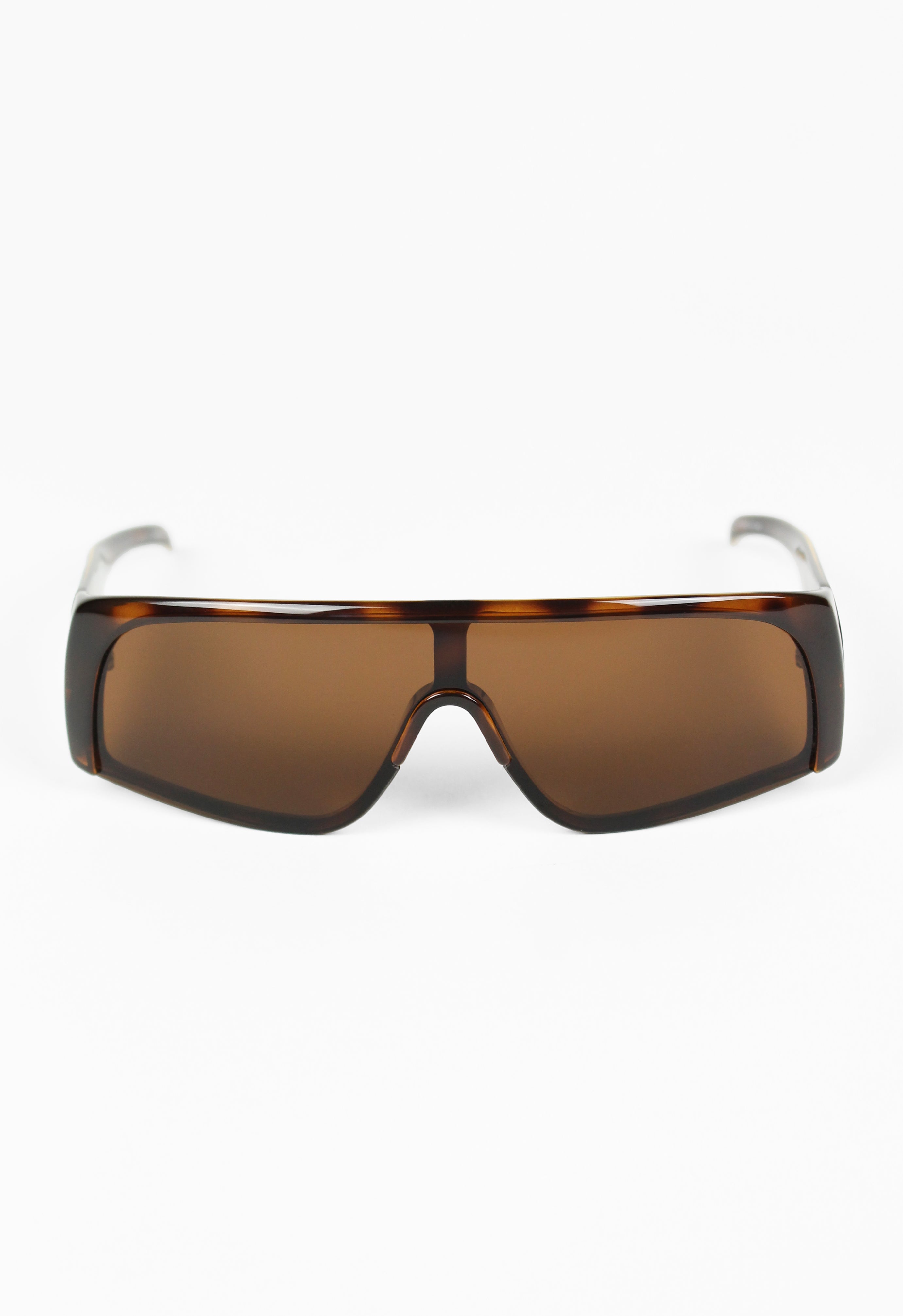 GUCCI TOM FORD FW 2001 TORTOISESHELL CASED SHIELD SUNGLASSES