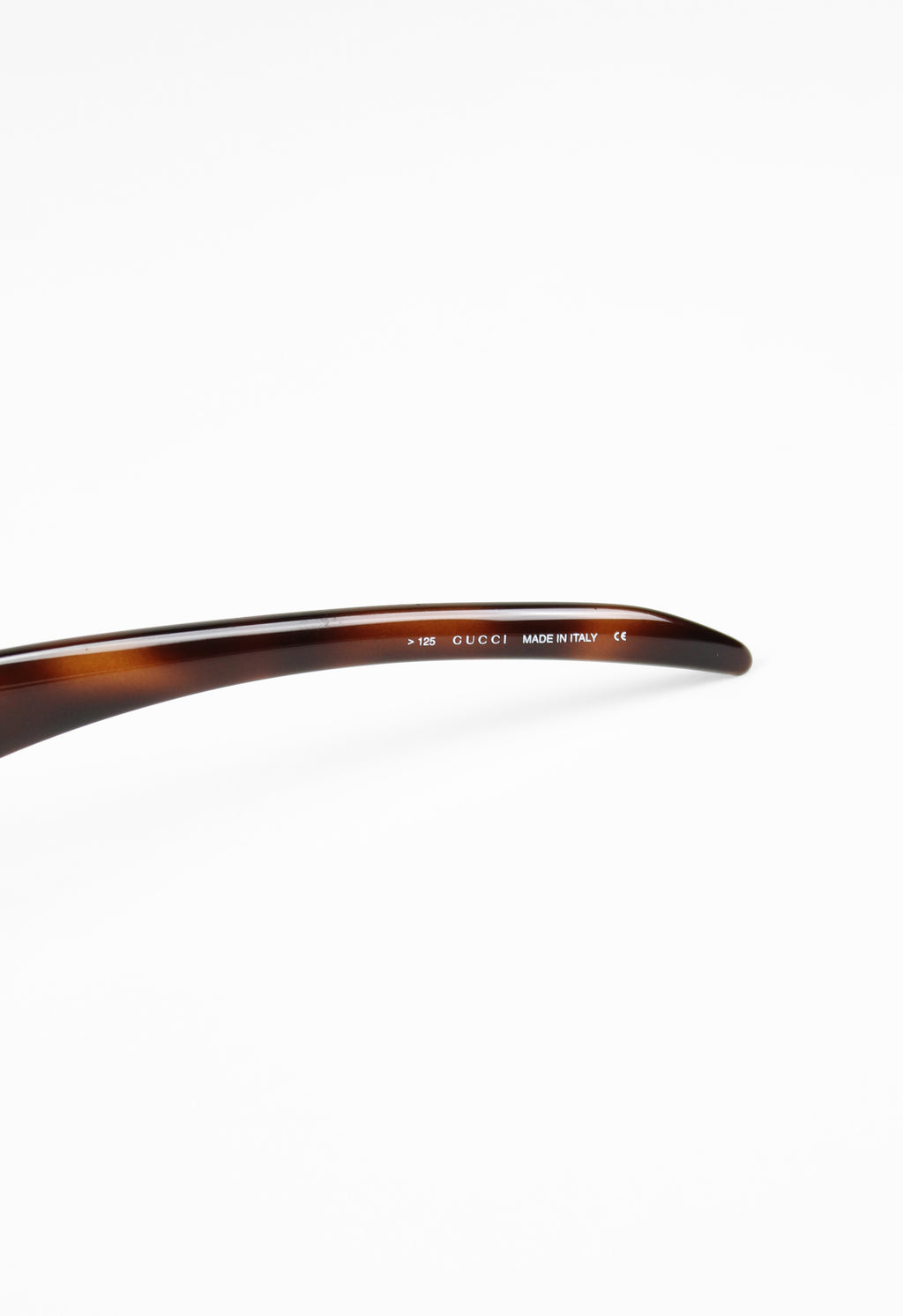 GUCCI TOM FORD FW 2001 TORTOISESHELL CASED SHIELD SUNGLASSES