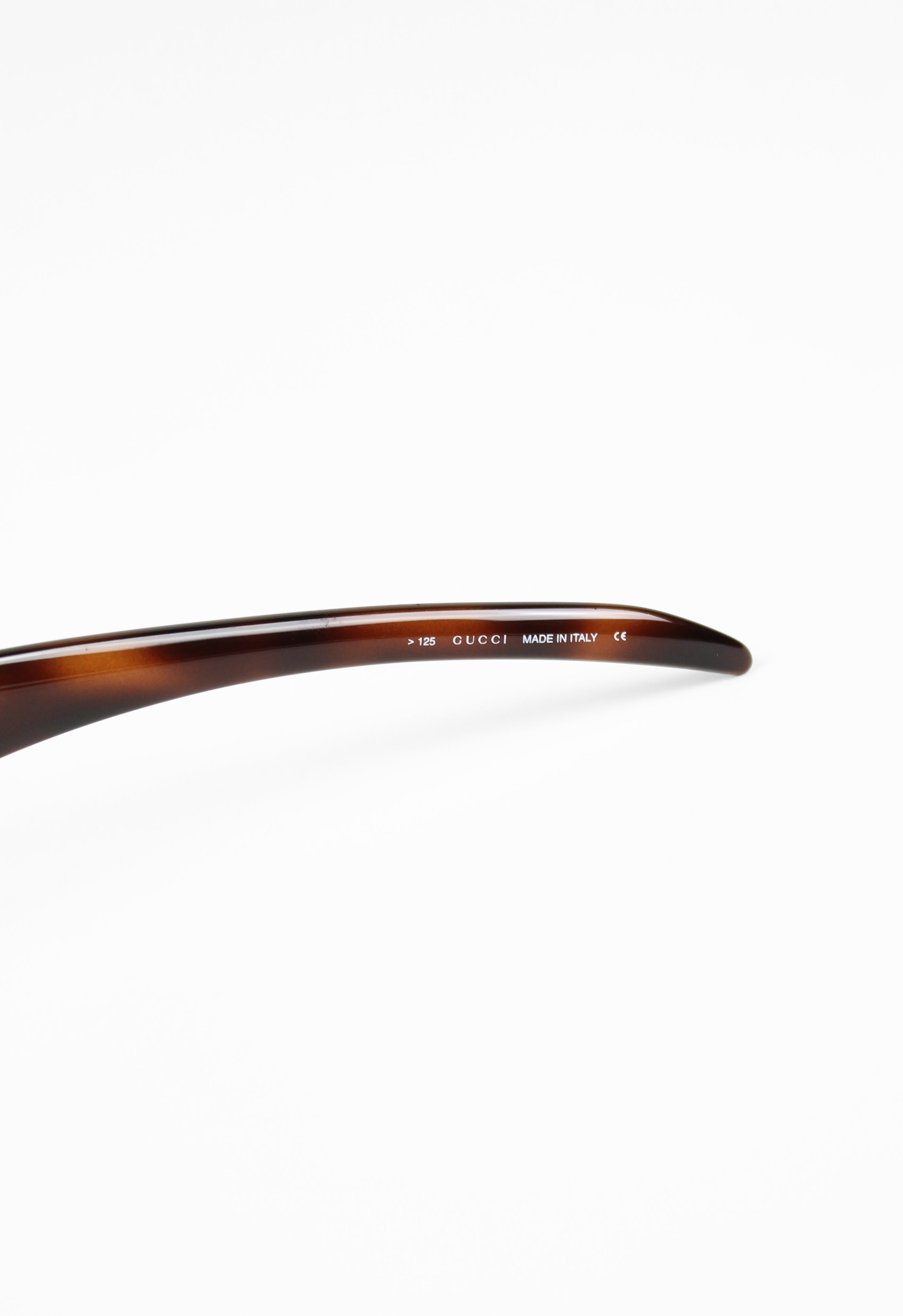 GUCCI TOM FORD FW 2001 TORTOISESHELL CASED SHIELD SUNGLASSES