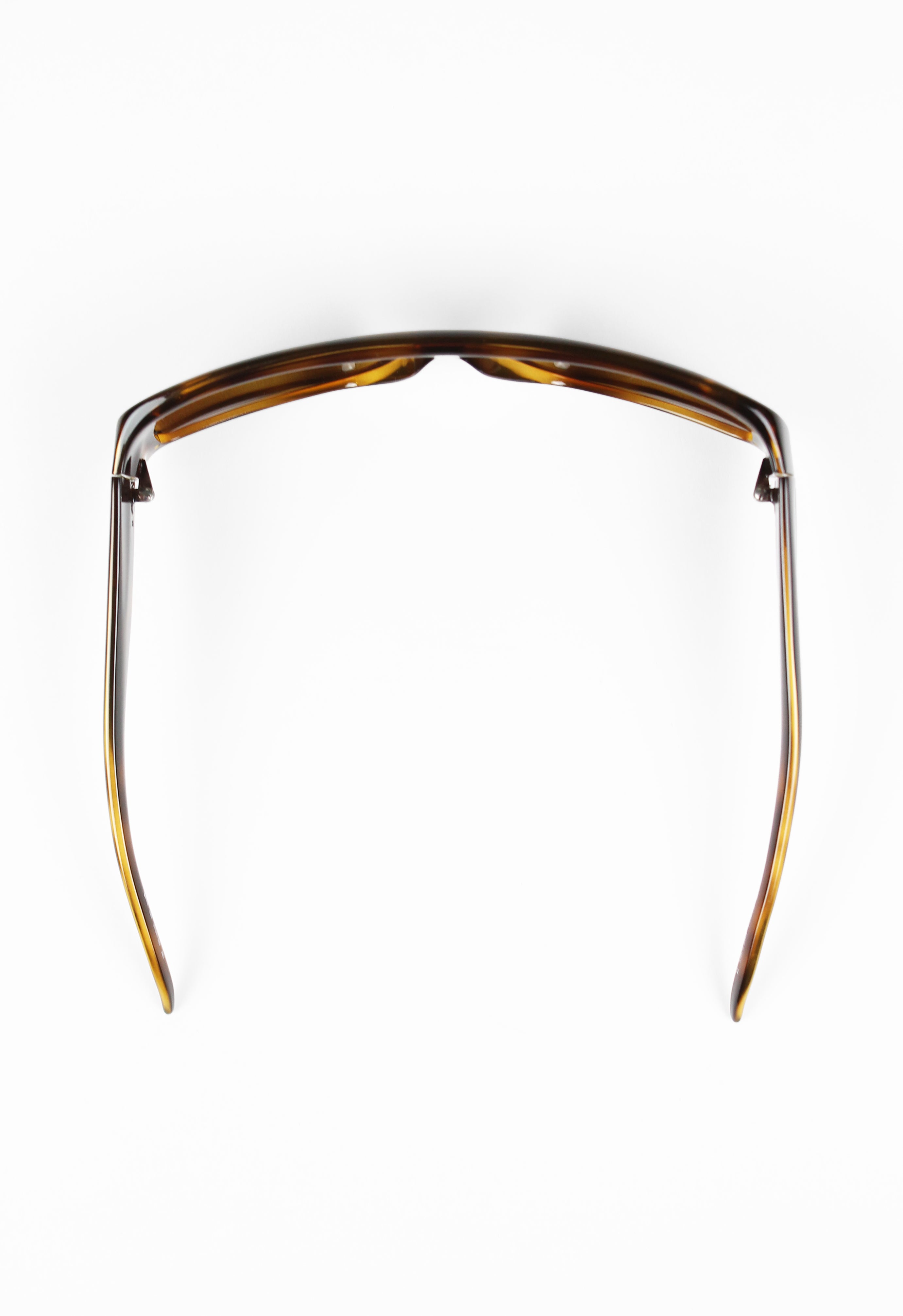 GUCCI TOM FORD FW 2001 TORTOISESHELL CASED SHIELD SUNGLASSES