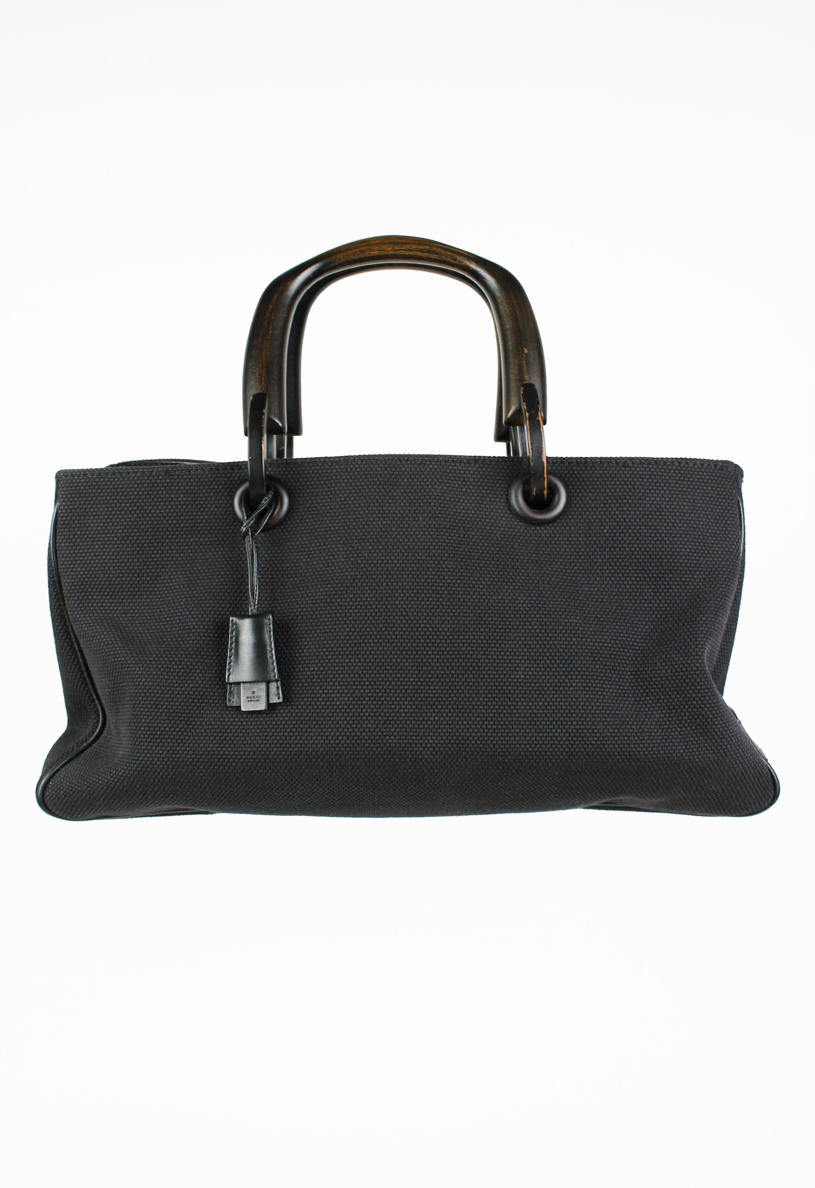 GUCCI TOM FORD FW 2002 WOODEN HANDLE BAG