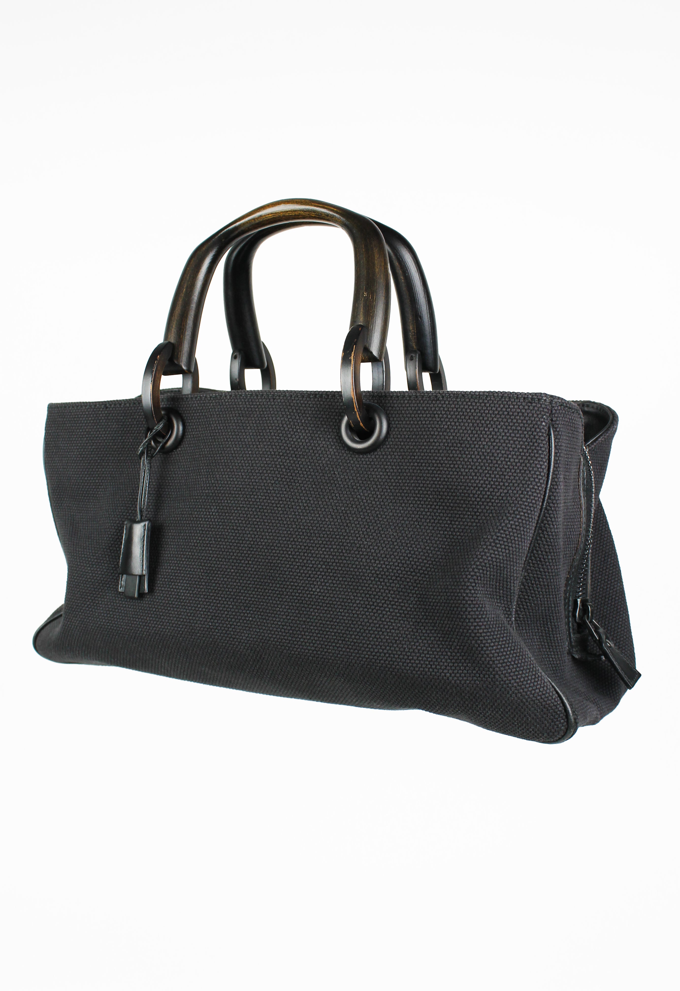 GUCCI TOM FORD FW 2002 WOODEN HANDLE BAG