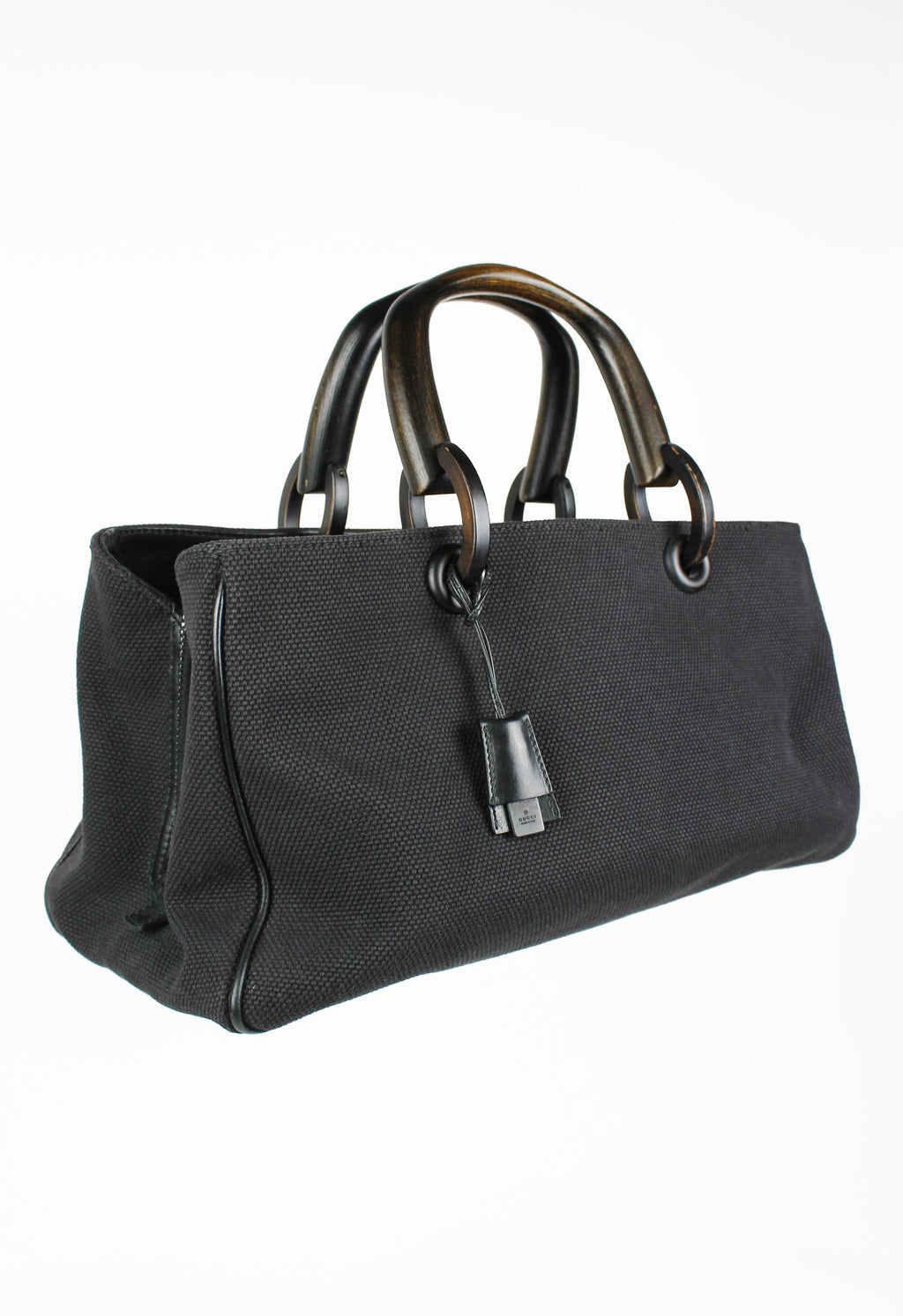GUCCI TOM FORD FW 2002 WOODEN HANDLE BAG
