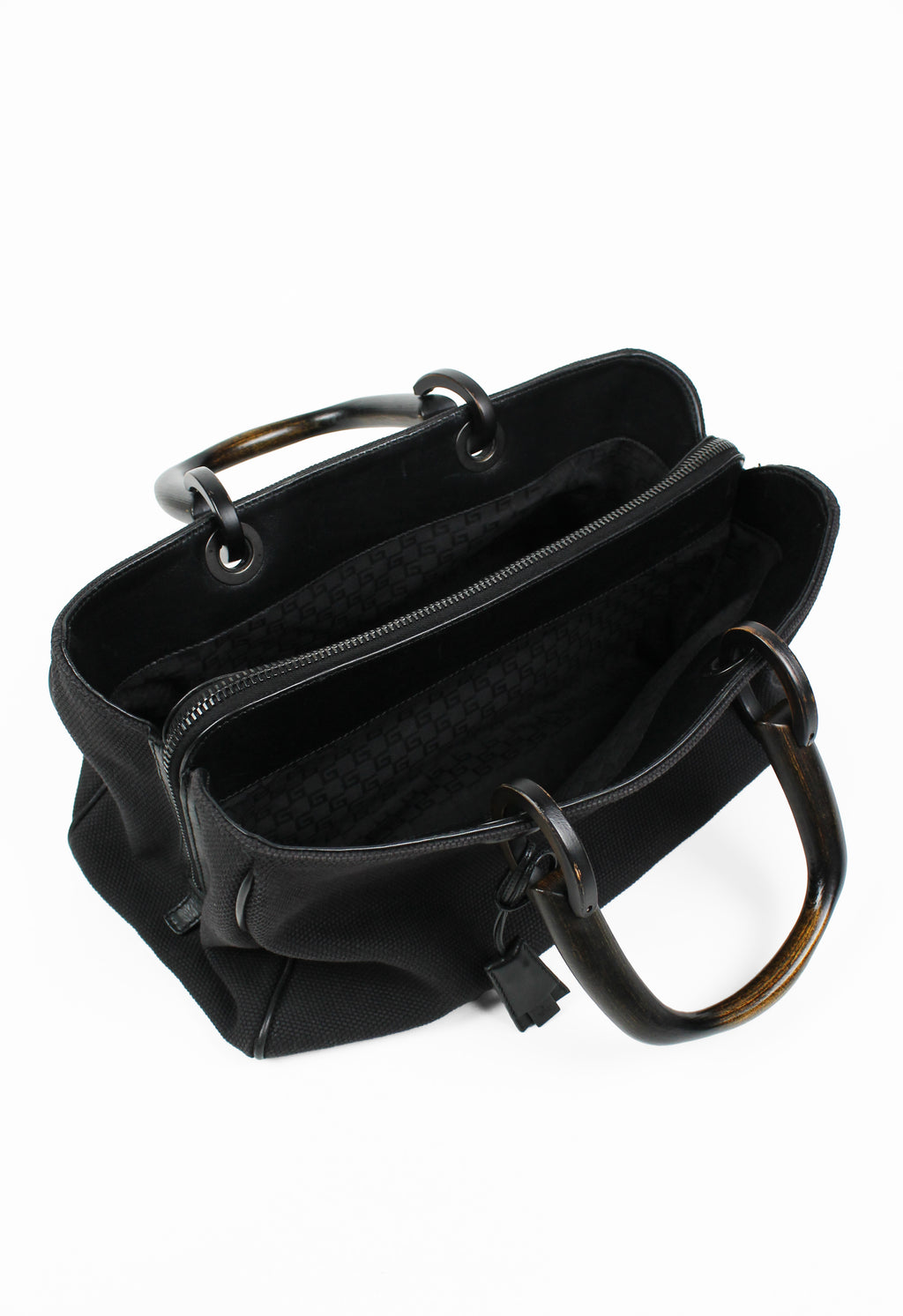 GUCCI TOM FORD FW 2002 WOODEN HANDLE BAG
