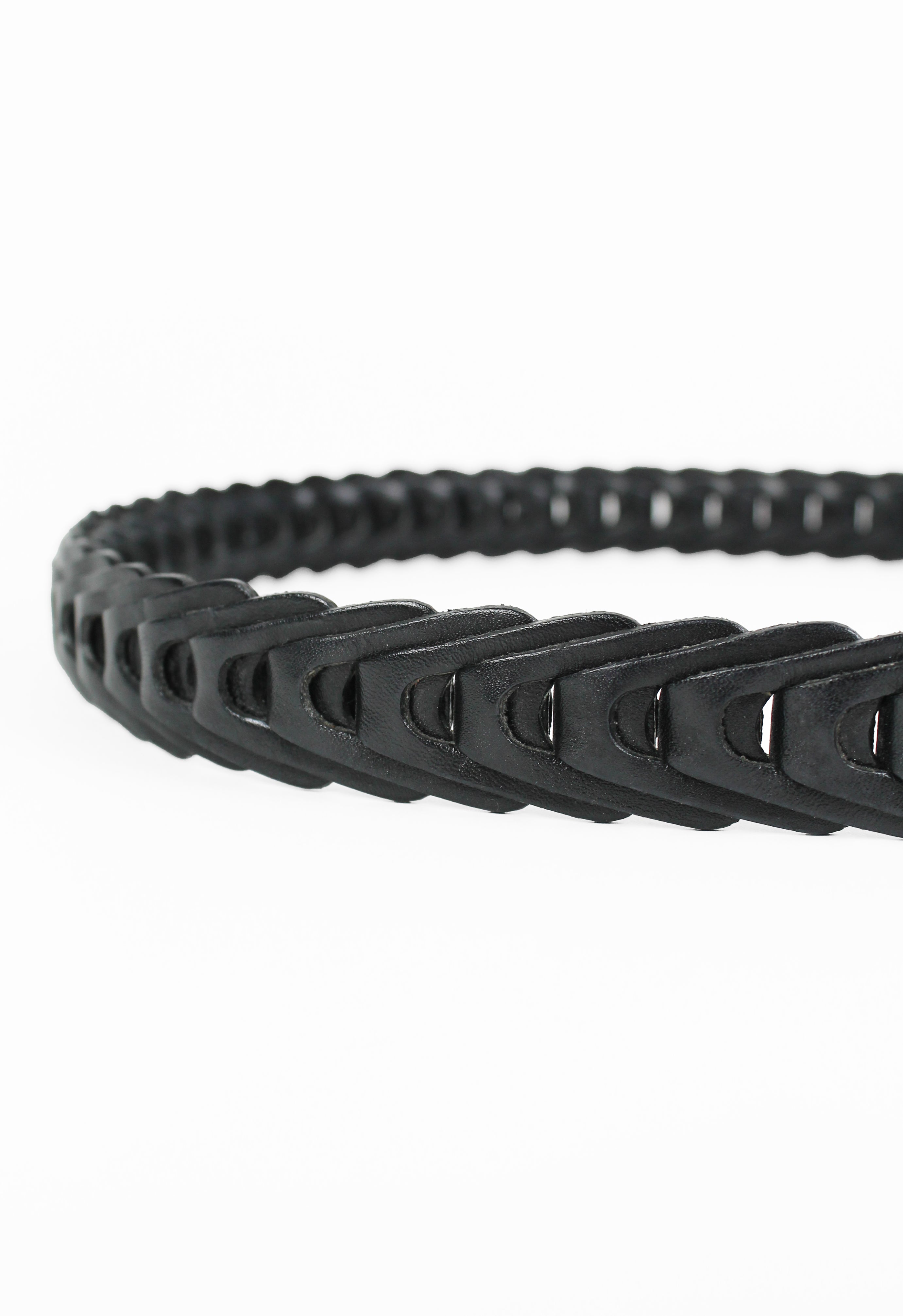 GUCCI TOM FORD LEATHER LAYERED CHAIN BELT