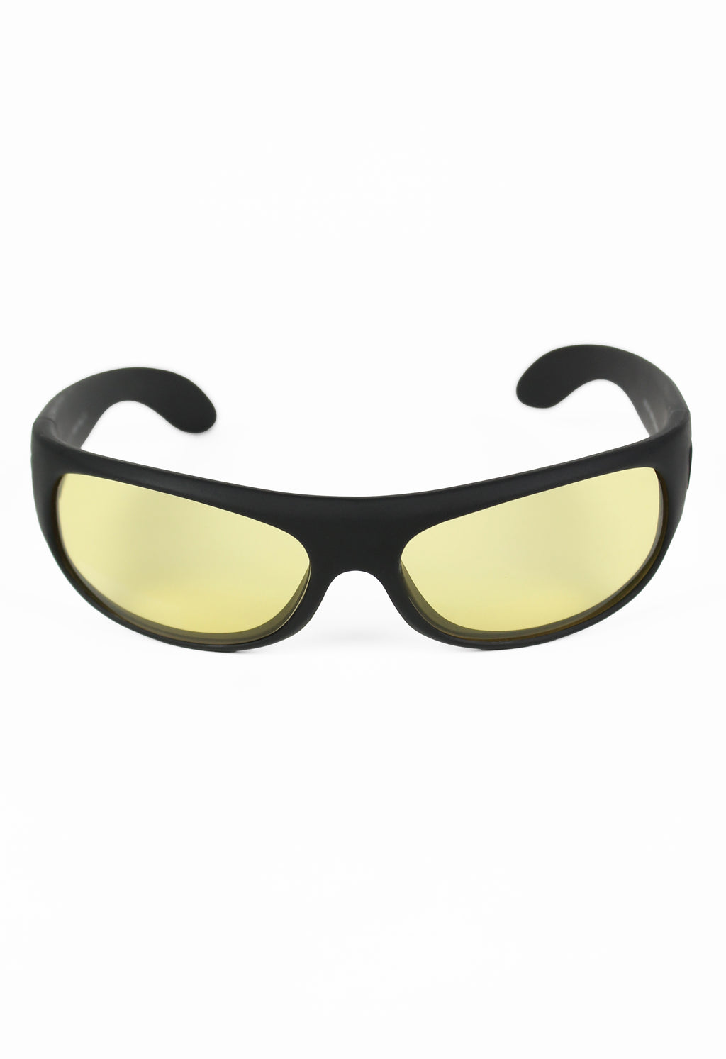 GUCCI TOM FORD MATTE BLACK AND YELLOW BOLD GOGGLE SUNGLASSES