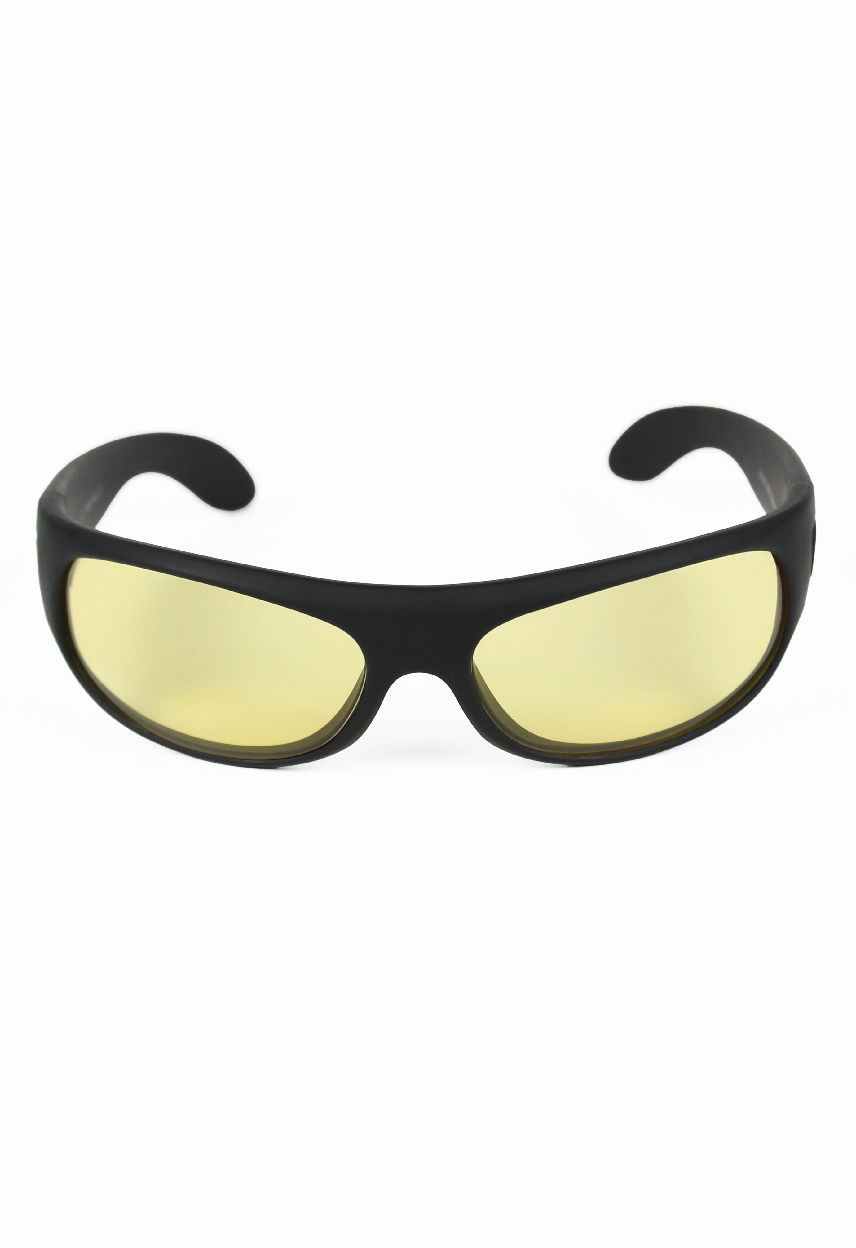 GUCCI TOM FORD MATTE BLACK AND YELLOW BOLD GOGGLE SUNGLASSES