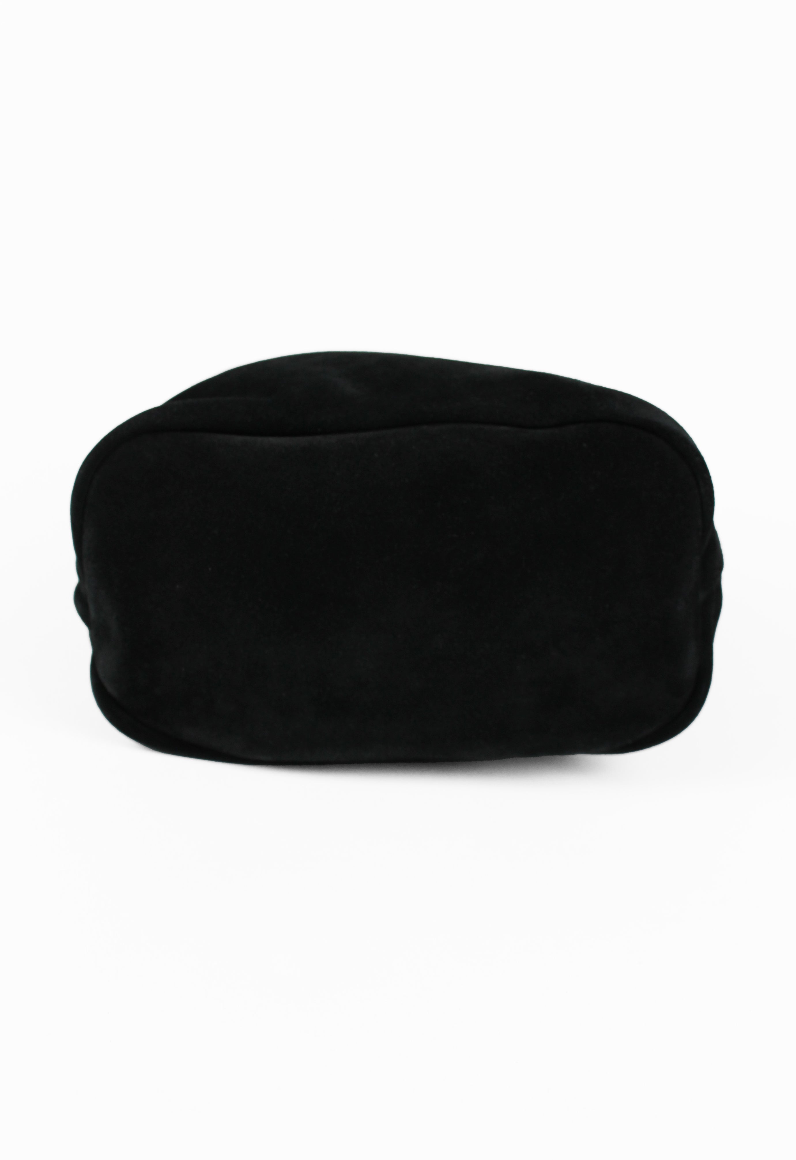 GUCCI TOM FORD SS 1997 CHAIN STRAP SUEDE BUCKET BAG