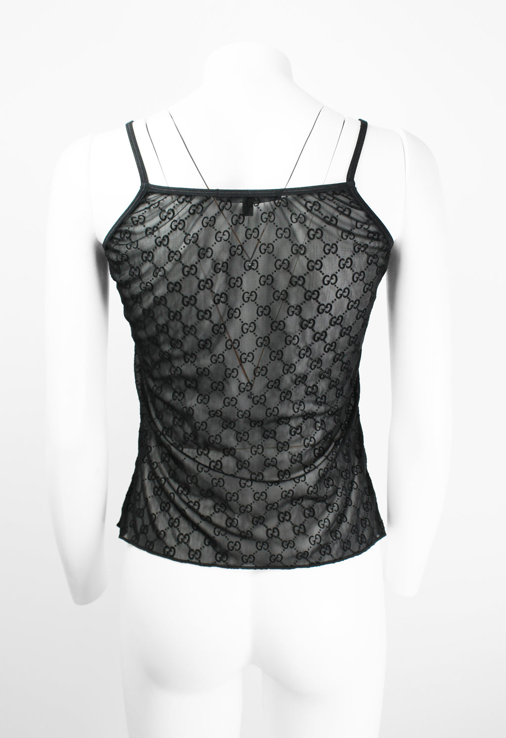 GUCCI TOM FORD SS 1998 SHEER MONOGRAM VEST