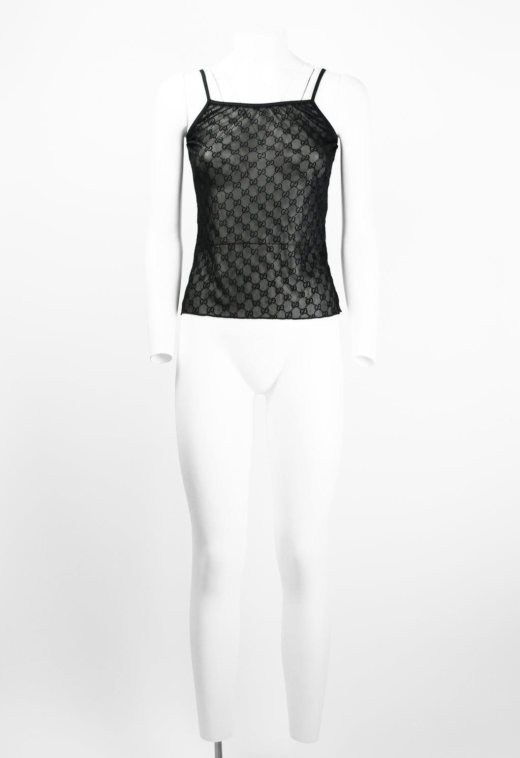 GUCCI TOM FORD SS 1998 SHEER MONOGRAM VEST